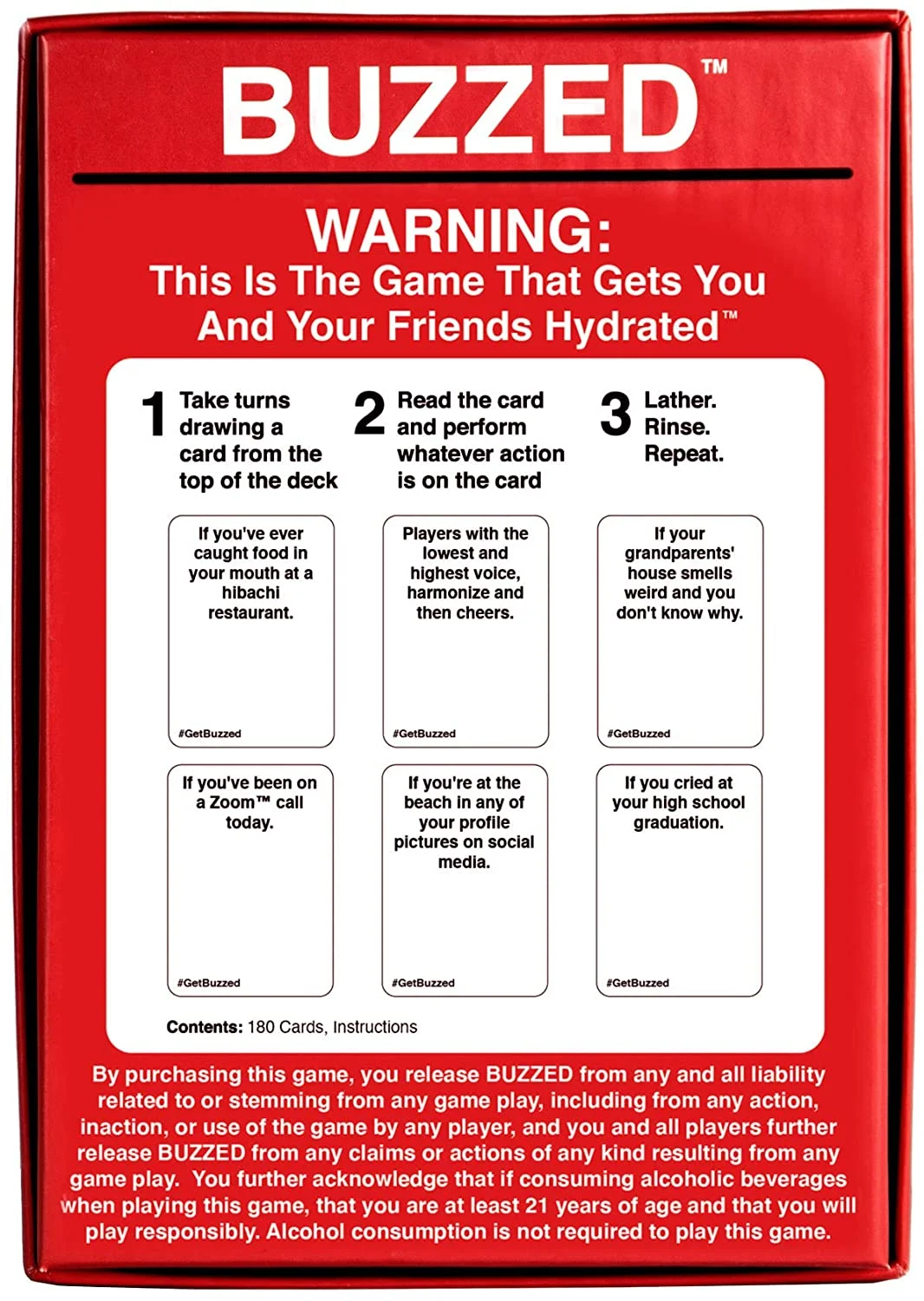 Buzzed Expansion - the Hilarious Drinking Game that Will Get You & Your Friends Hydrated by What Do You Meme?