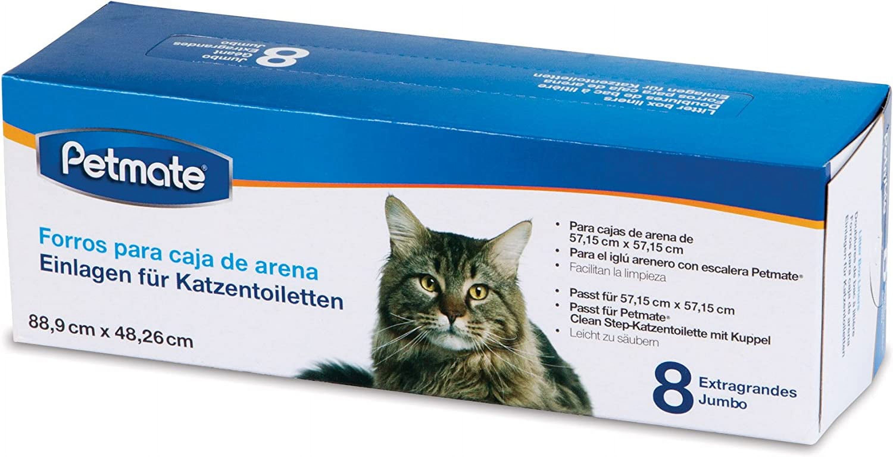 Petmate Booda Clean Step Cat Litter Box Dome Replacement Litter Box Liners- Jumbo