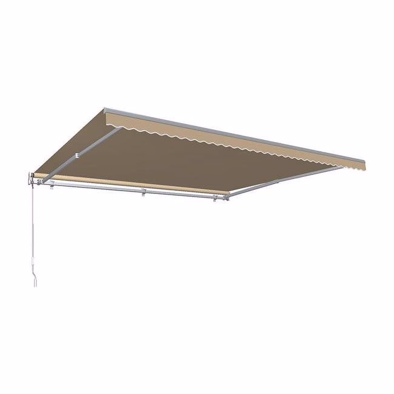 Awntech MTR16-US-T 16 ft. Maui Right Motor with Remote Retractable Awning, Tan - 120 in.