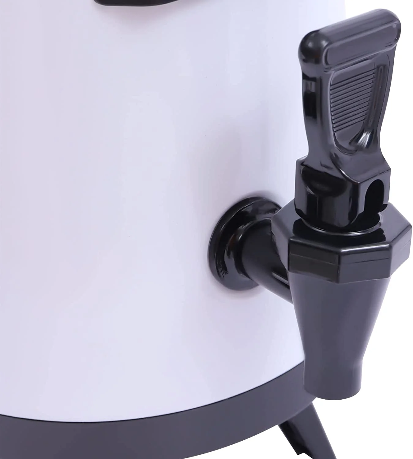 Miumaeov 6L 1.6gal 304 Stainless Insulated Beverage Dispenser Hot Cold Drink Dispenser