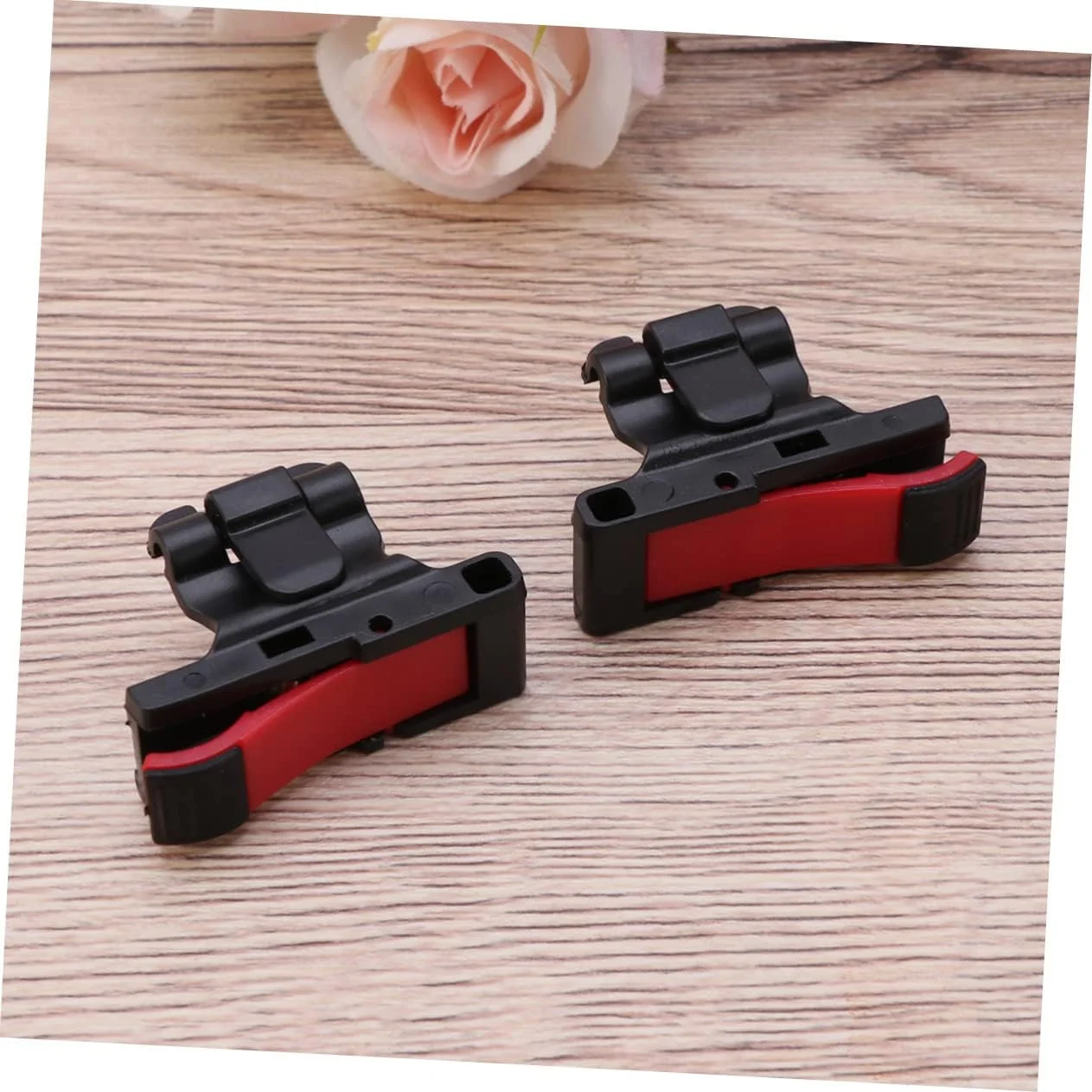 Trigger Game 4pc Controller Mini Cell Phone Mobile Game Aim Key Phone Shooting Buttons Phone Fire Buttons Telephone Red Handle Mobile Game Shortcut Button