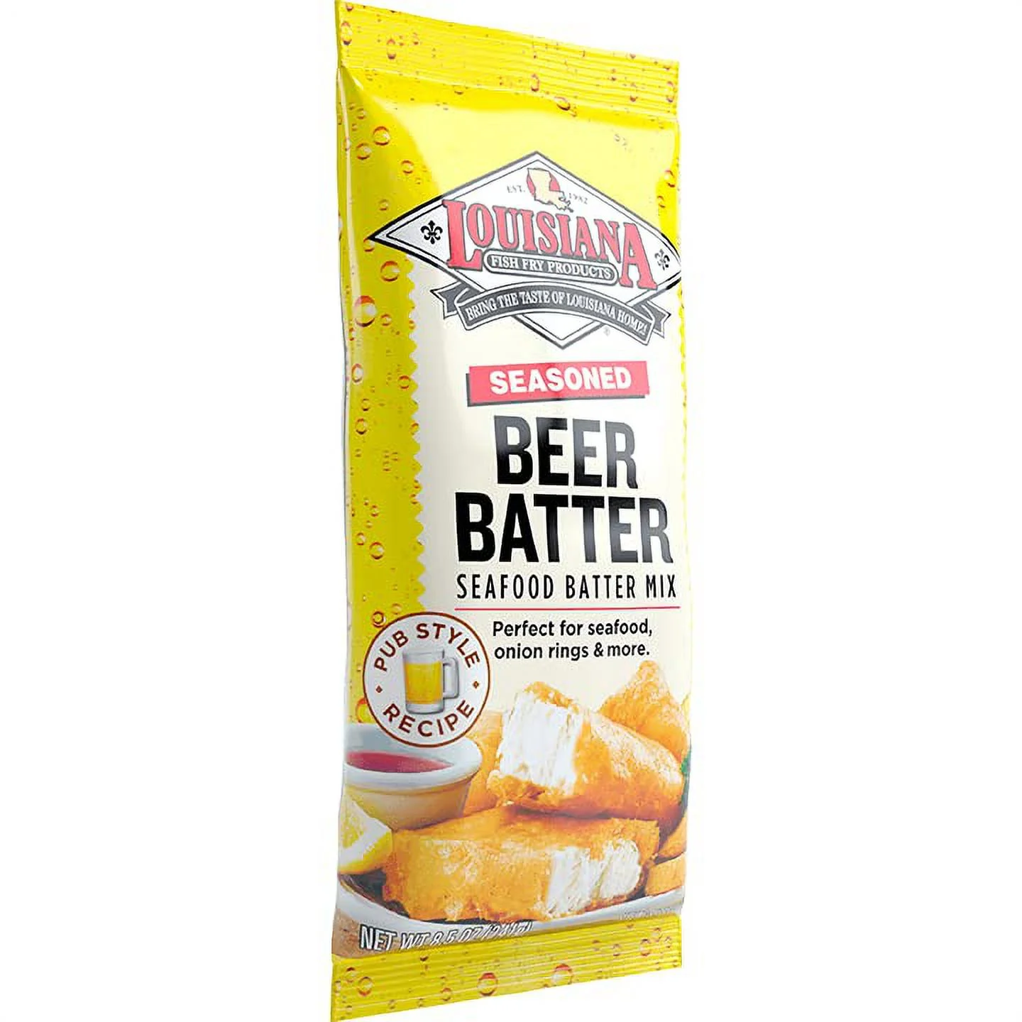 Louisiana Seasoned Beer Batter Mix 8.5 Oz - 2 Pack