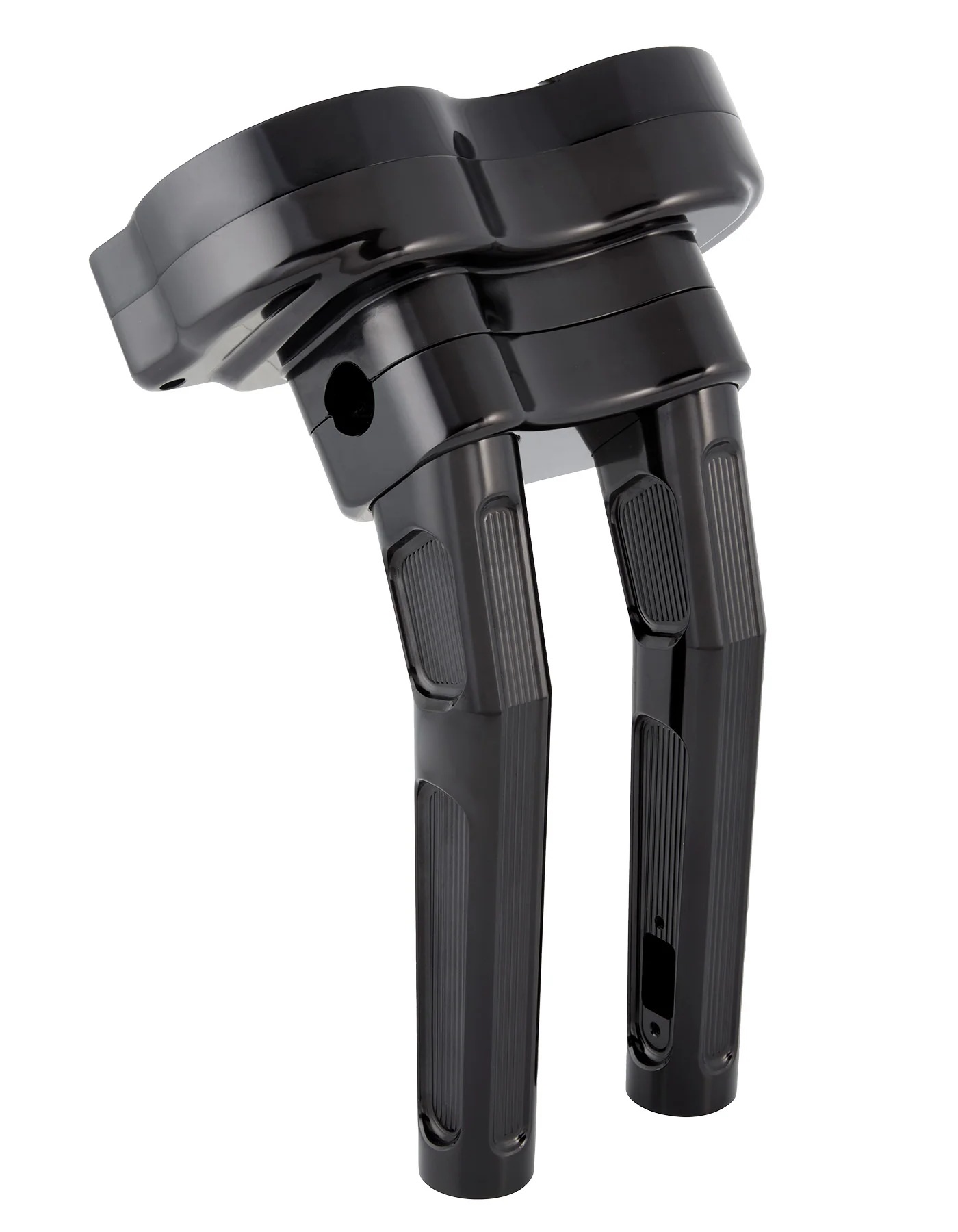 Arlen Ness Method Bagger Black Kickback Handlebar Risers & Gauge Pod (520-032)