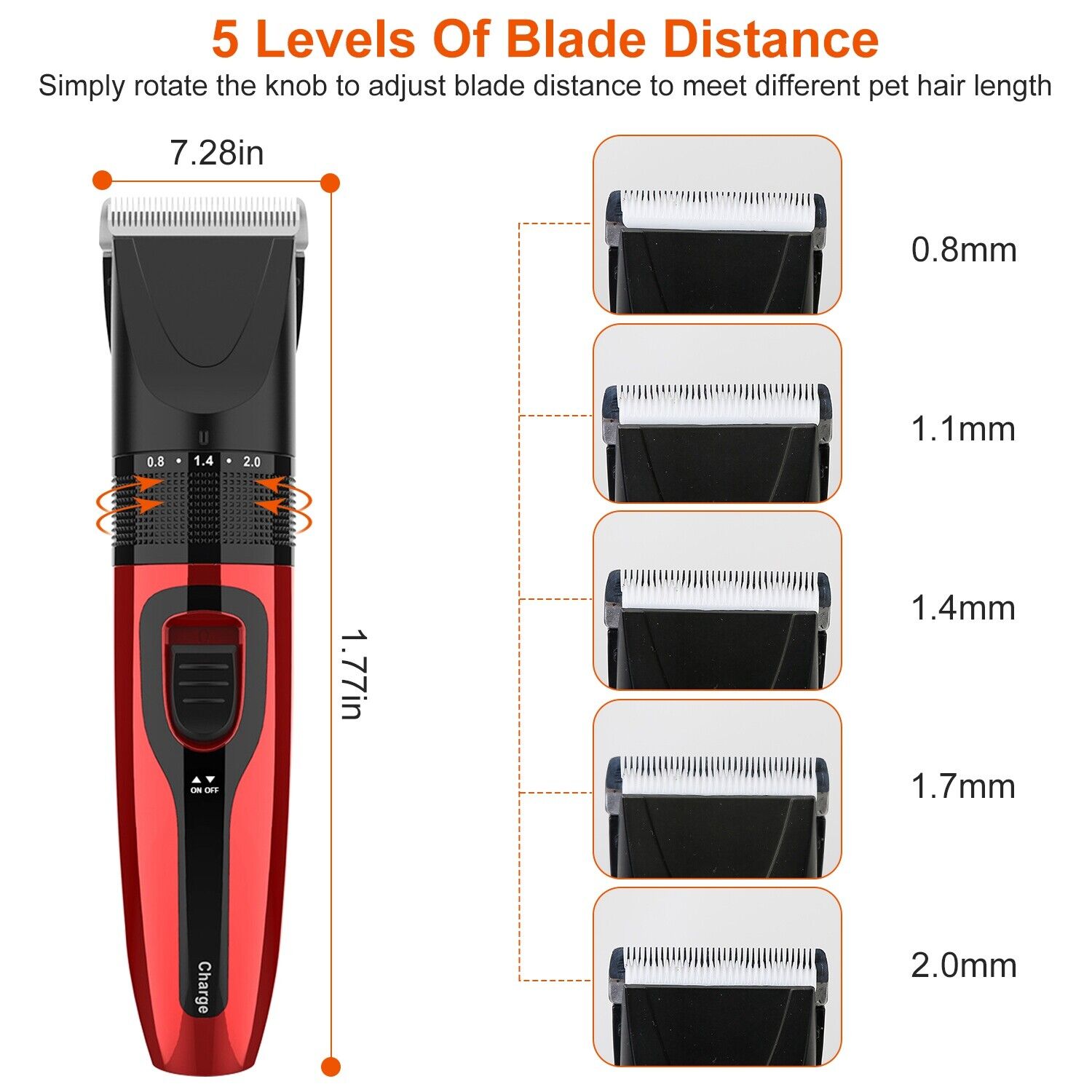 Professional Groomer Pet Grooming Kit Dog Cat Trimmer Hair Clippers Shaver Quiet