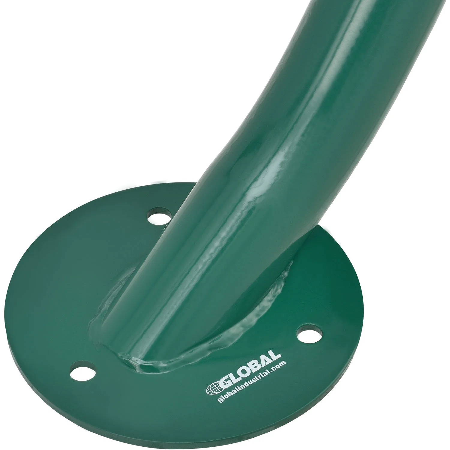 Global Industrial 708388GN Flange Mount Circle Bike Rack, Green