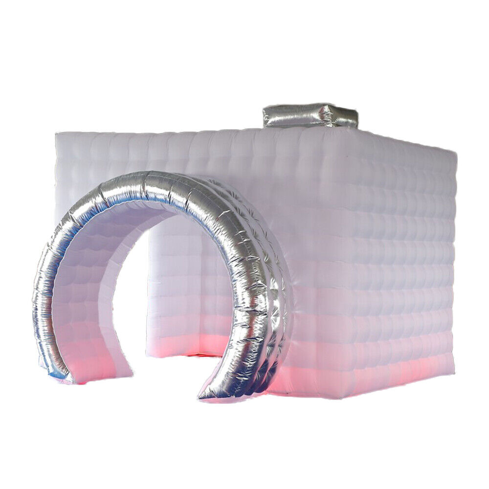 3.8X2.8x2.5m Inflatable Photo Booth Tent Camera Shape Wedding Tent with Blower 110V
