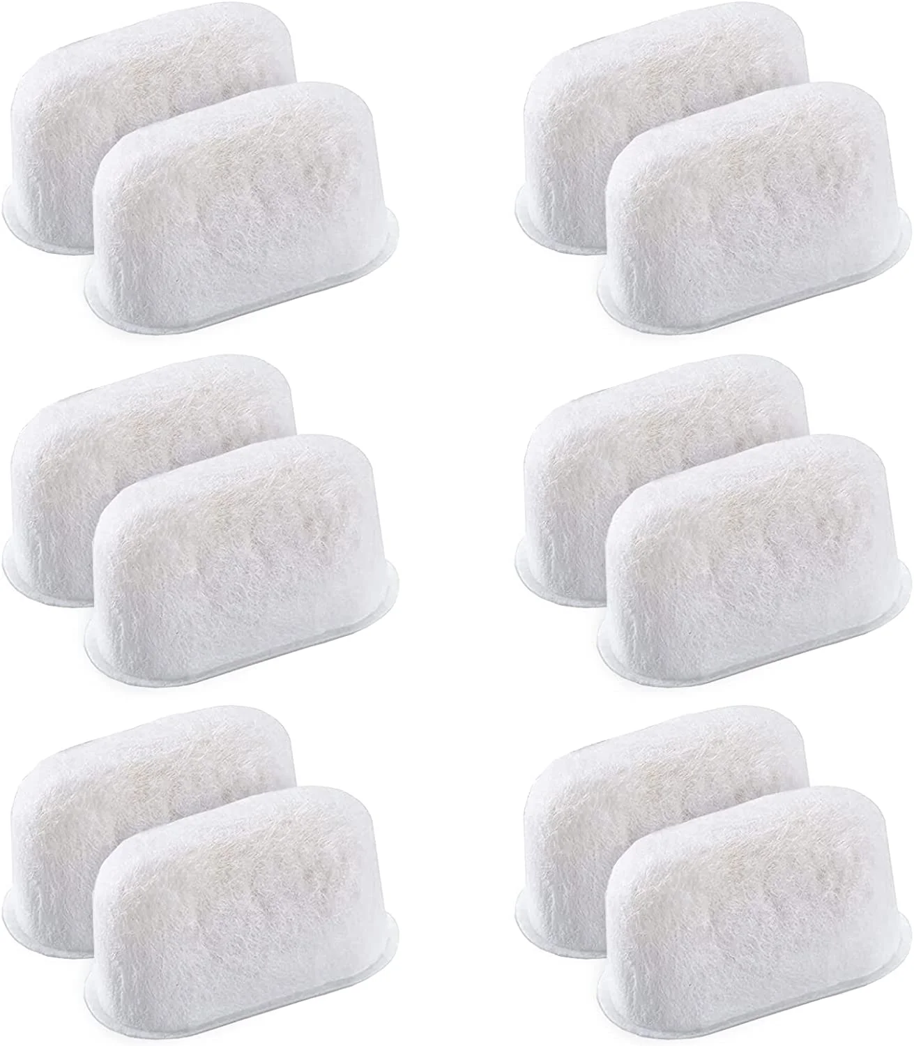 12-Pack BWF100 Filters For Breville Espresso Cappuccino Coffee Machine BWF100 BES870 BES810 BES990 BES980 BES920 BES900XL BES870XL BES860XL BES840XL BKC600XL Ion Exchange Resin Water Filter Cartridge