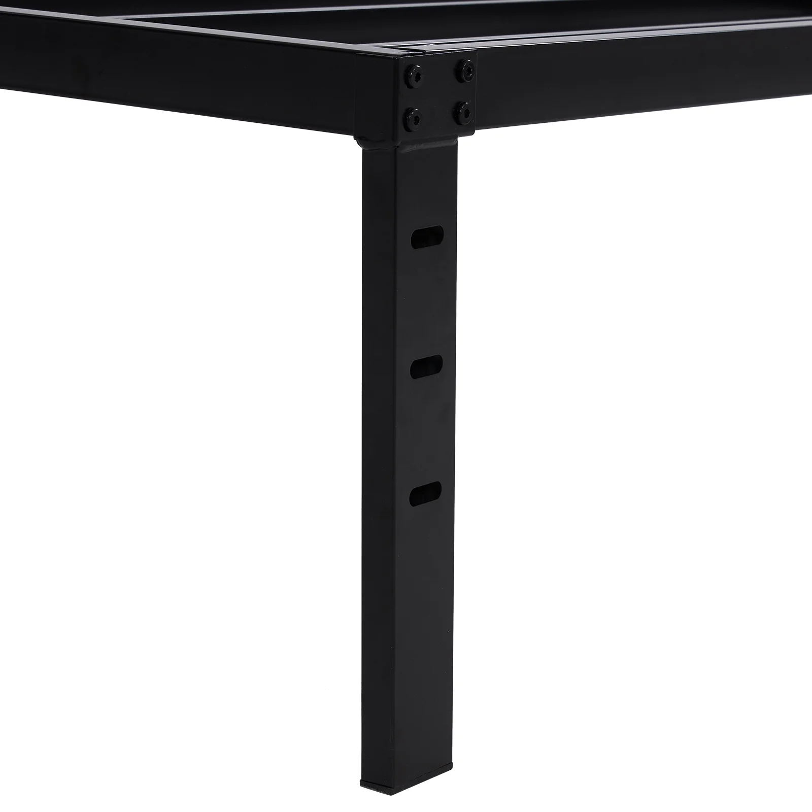 Roxona Simple Basic Iron Bed Frame Iron Bed 190.5*96.5*35.5cm Bed Height 14