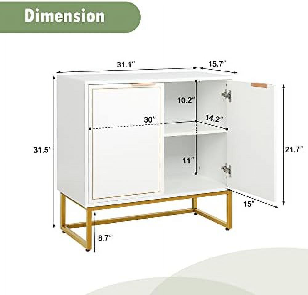 3 Drawer Dresser  Chest of Drawer with Decorative Mirror   Accent Dresser with Wide   Functional Organizer Cabinet for Bedroom  Living Room  Hallway  Entryway  White