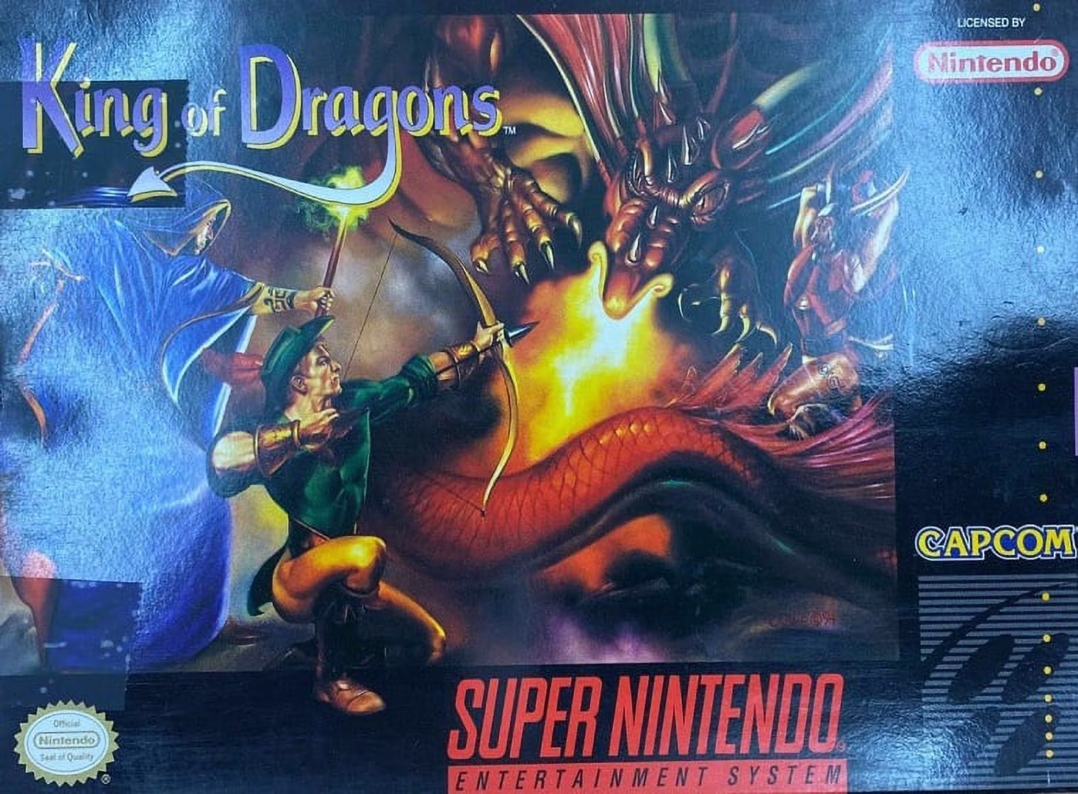Restored King of Dragons (Super Nintendo, 1994) SNES Fighting Game (Refurbished)