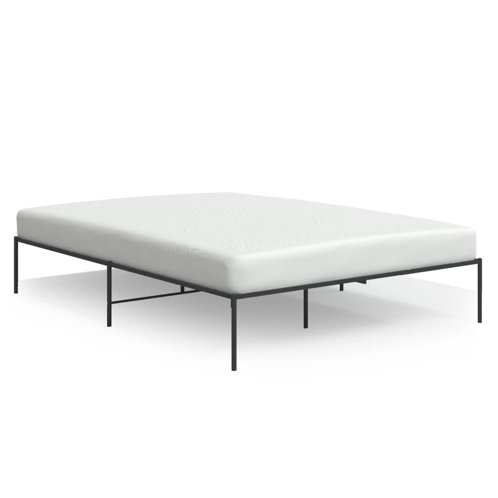 Irfora Metal Bed Frame Black 59.1