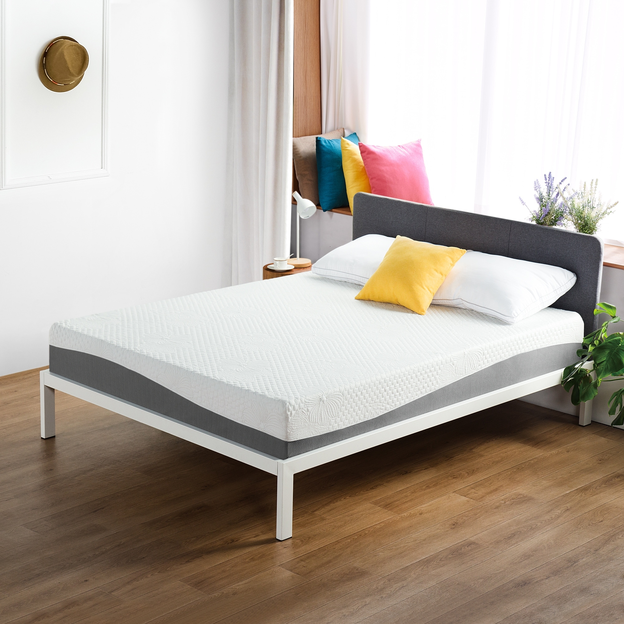 Sleeplanner  10 Inch Gel Memory Foam Mattress Twin