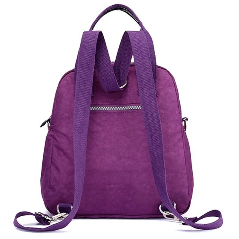 Women's Lightweight Handbag Multi-Pockets Nylon Totes Water Resistant Travel Crossbody Shoulder Bag