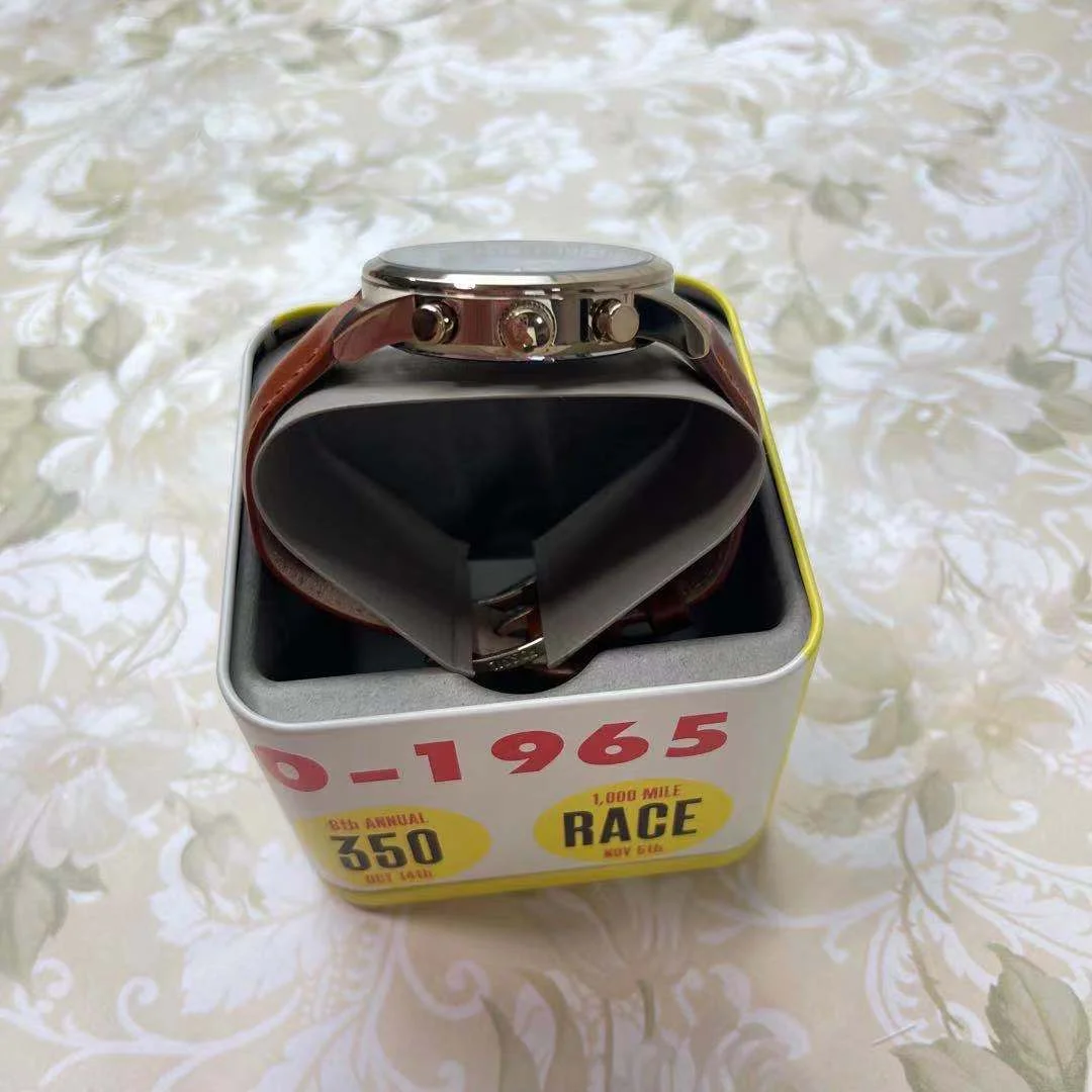 FOSSIL BQ2261 FLYNN GOLD BLACK BROWN LEATHER CHRONOGRAPH MEN WATCH