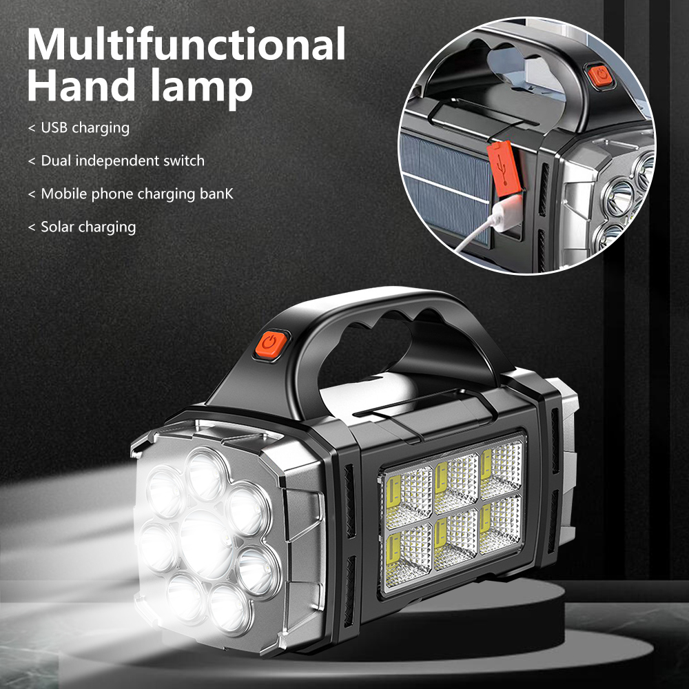 Occkic Rechargeable LED Camping Lantern, IP44 Waterproof Flashlight for Outdoor, Camping,Hurricane Emergency Hiking Home