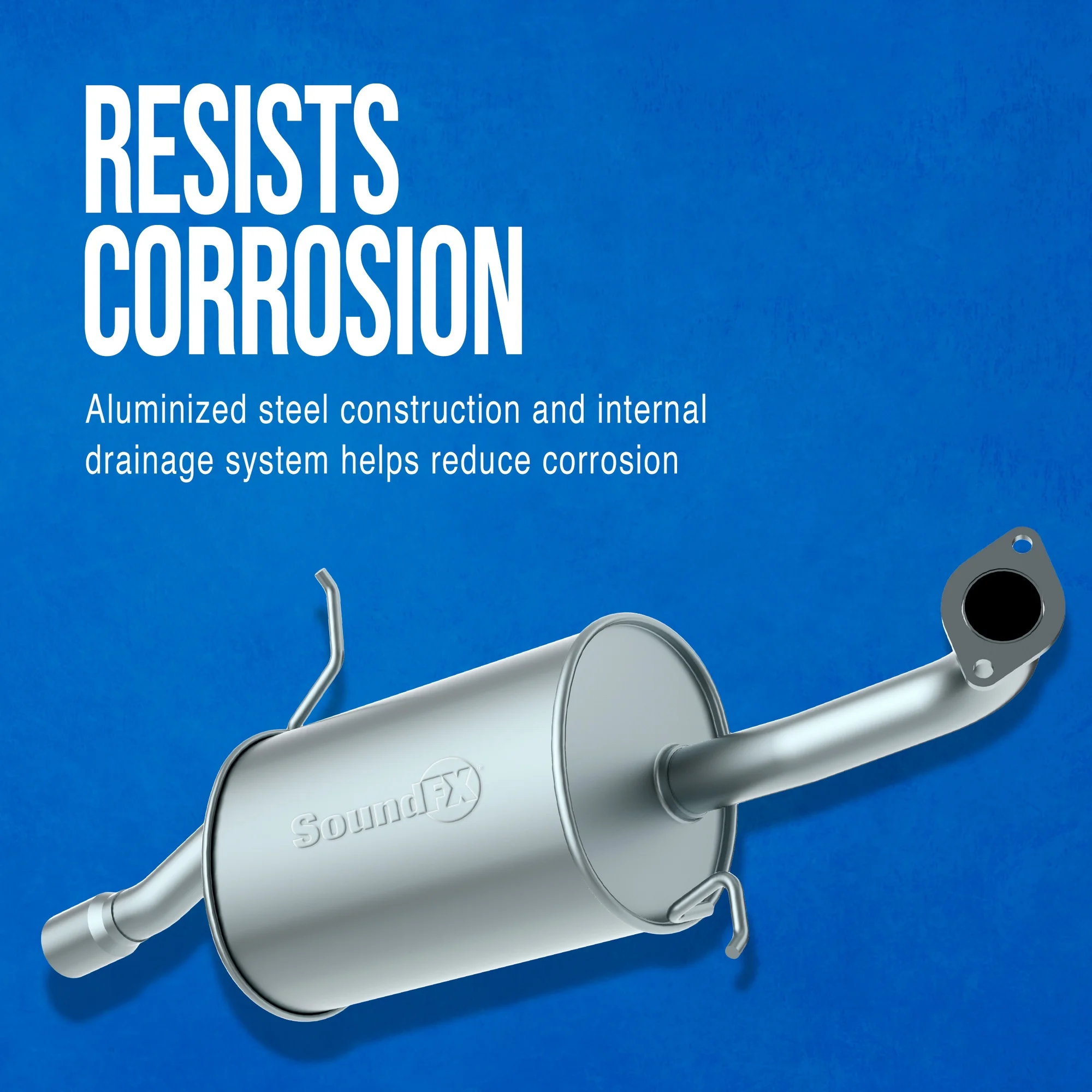 Walker Exhaust SoundFX 18255 Exhaust Muffler Fits select: 1988-1993 CHEVROLET GMT-400, 1989-1993 GMC SIERRA