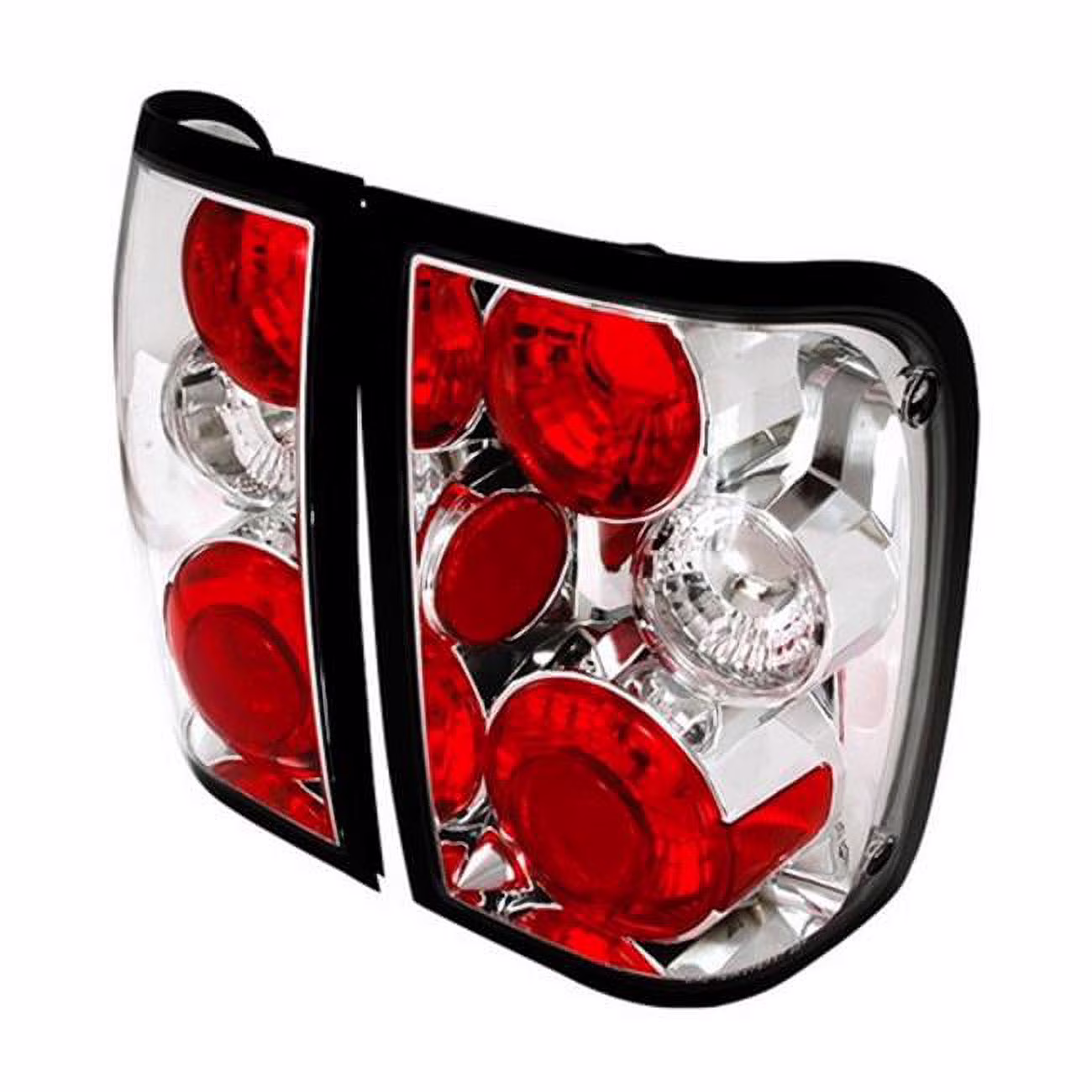 Altezza Tail Light for 01 to 03 Ford Ranger, Chrome - 10 x 12 x 18 in.