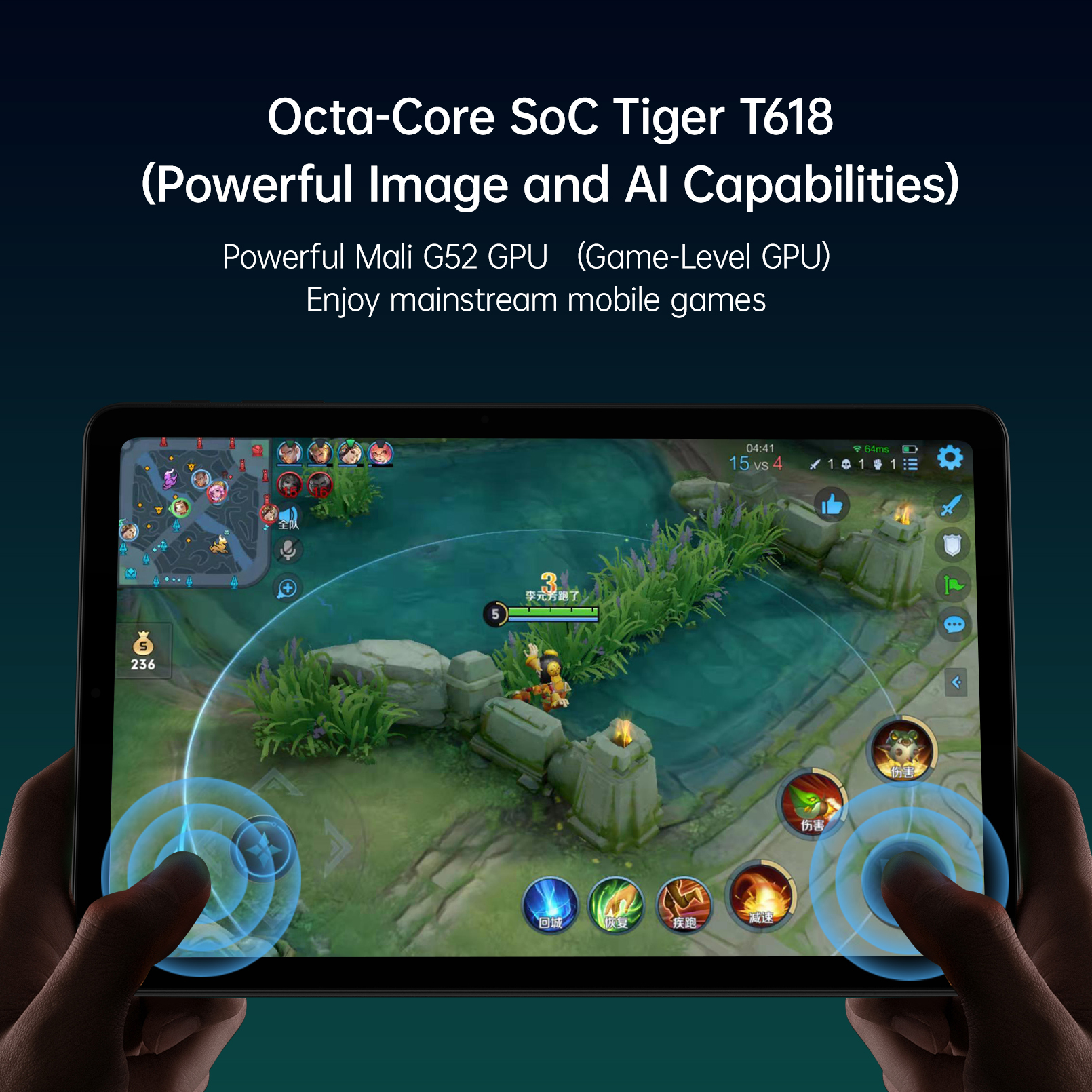 ALLDOCUBE iPlay40 Pro Tablet PC, Android 11, 10.4 inch HD IPS Screen, 2000x1200 Pixel, 8GB RAM, 256GB ROM,  5MP+8MP Camera with Flash, USB-C 2.0, 2.4G+5G WiFi, Bluetooth 5.0, TF Expansion