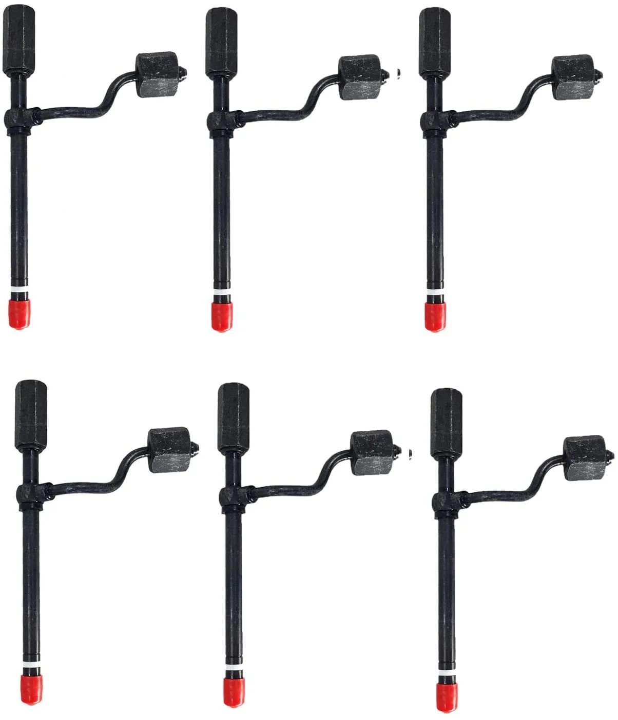 6 PCS Fuel Injector Nozzle Assembly 9L6969 9L-6969 for Caterpillar