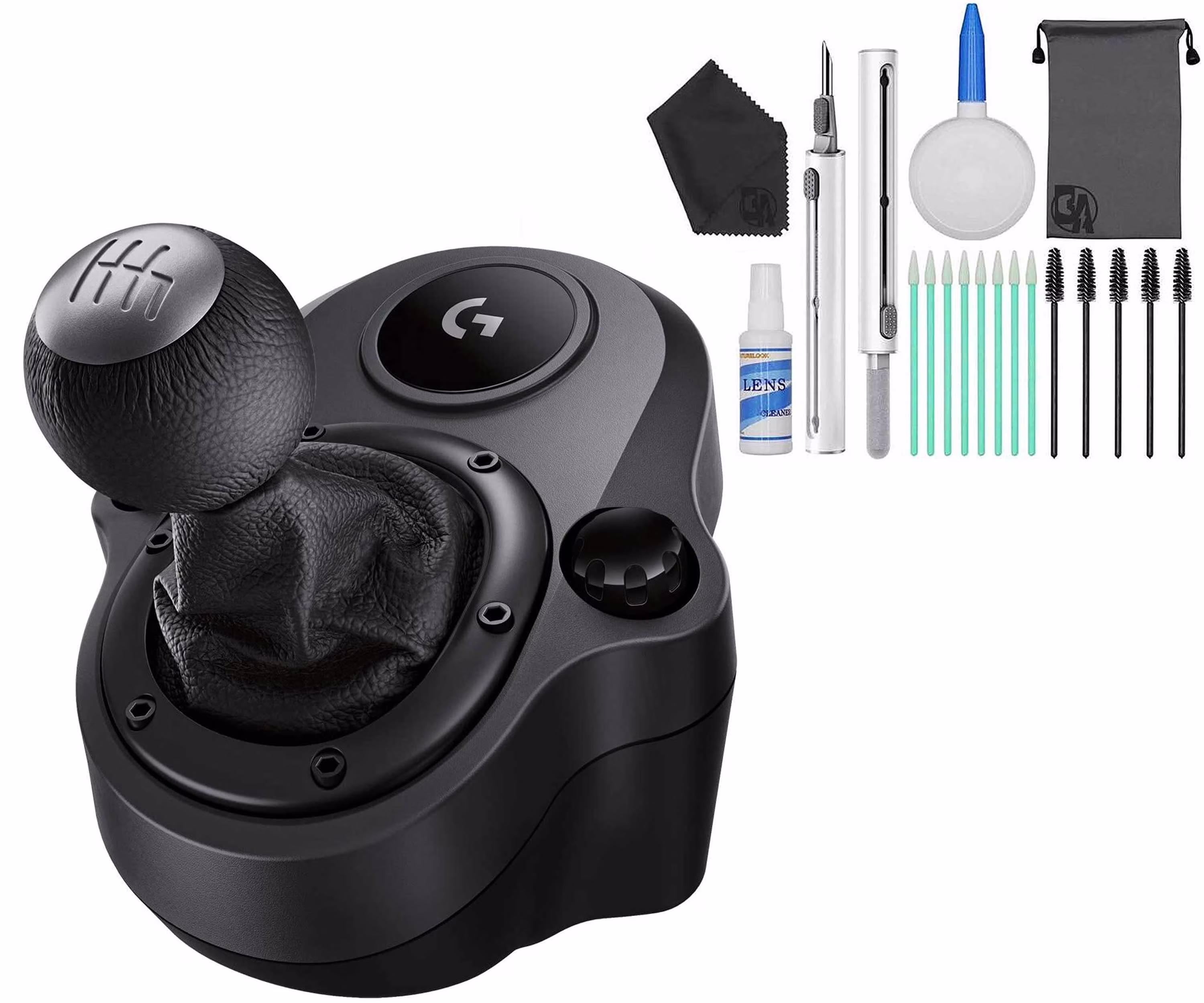 Logitech Driving Force Shifter - USB for PS4 and Xbox One, 941-000130 (for PS4 and Xbox One) BOLT AXTION Bundle Like New