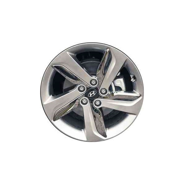 HYUNDAI VELOSTER 2013 - 2015 HYPER SILVER Factory OEM Wheel Rim (Not Replicas)