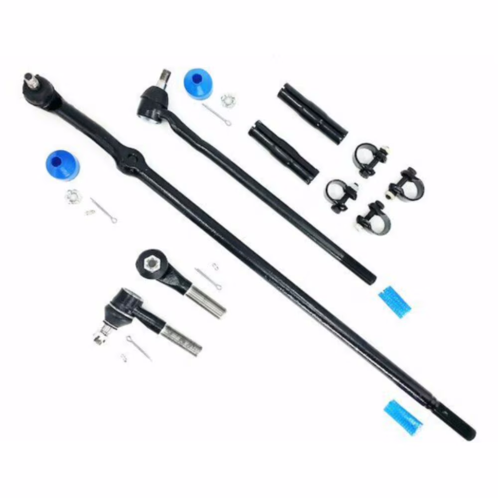 Teledu For Ford 1980-1996 F-150 Tie Rod and Center Drag Link Kit Front