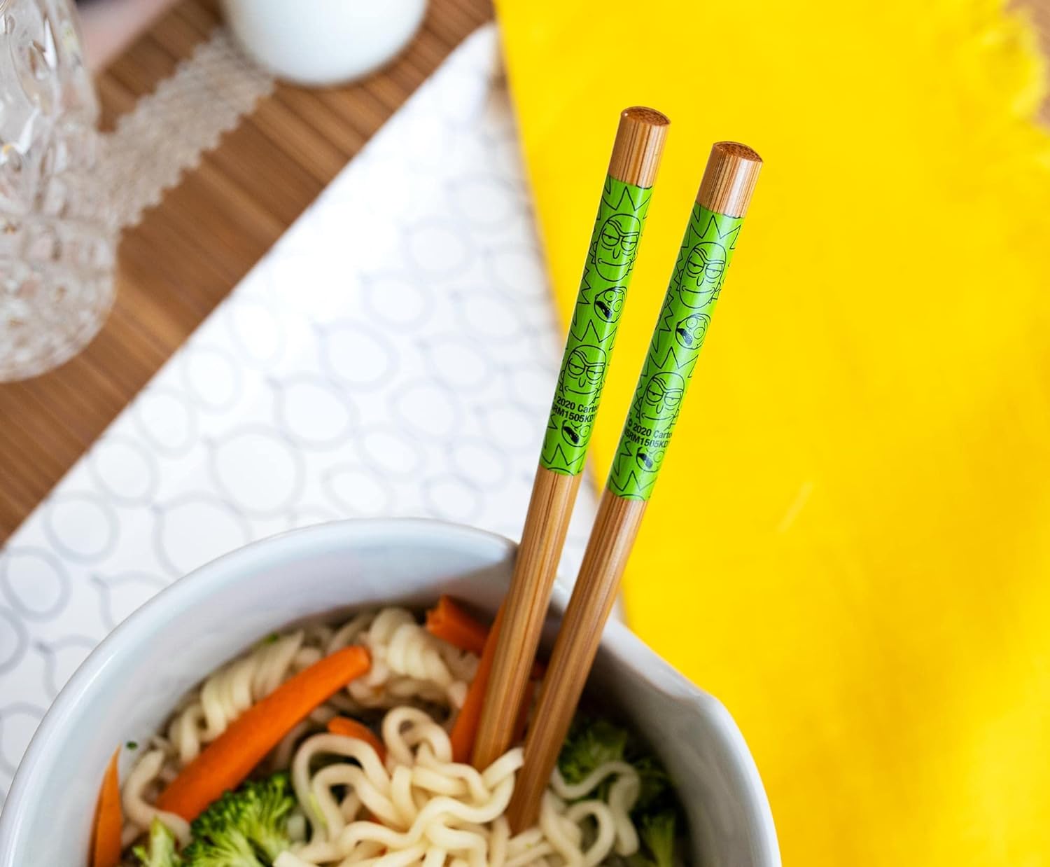 Japanese Dinnerware Set | 20-Ounce Ramen Bowl, Chopsticks