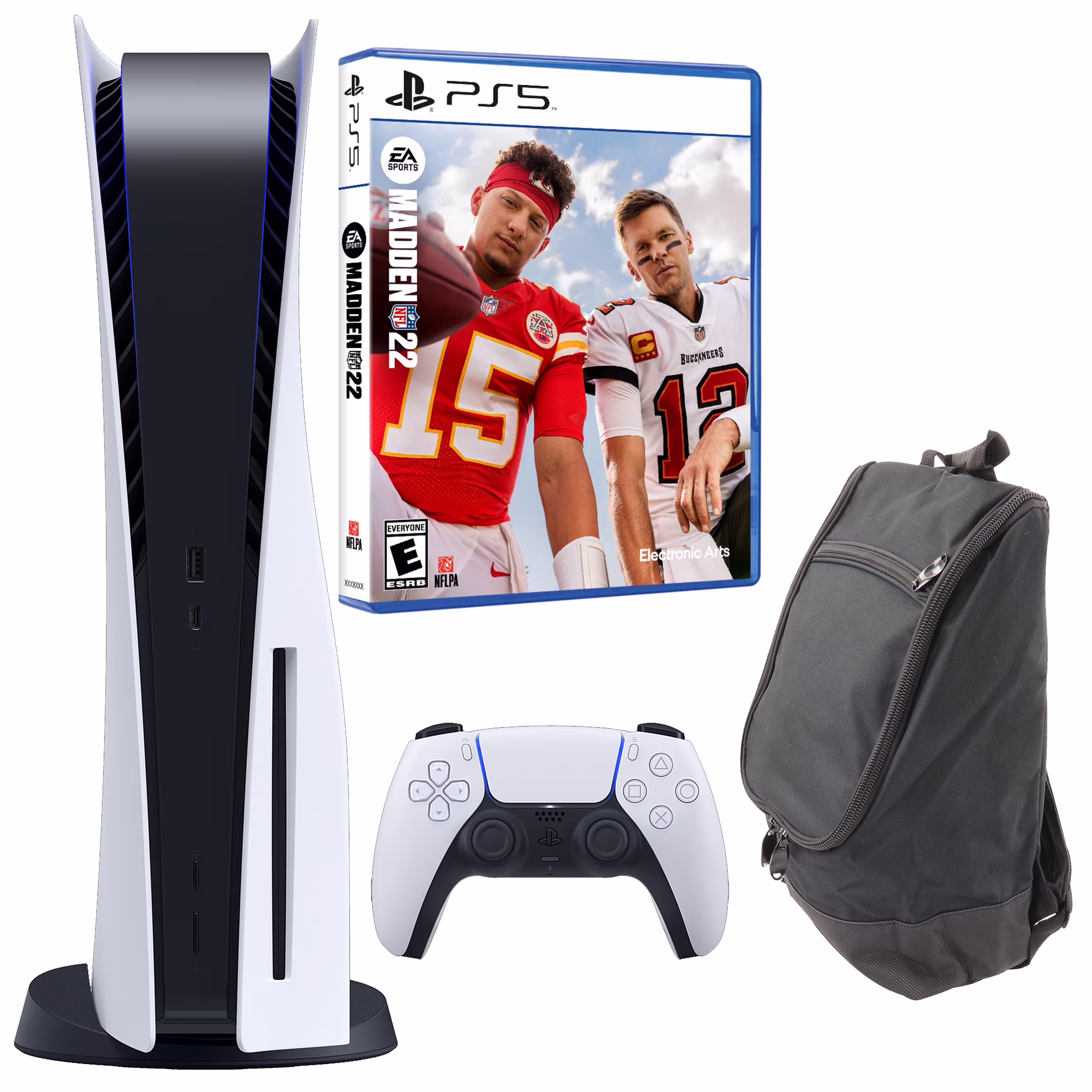 PlayStation 5 Console with Madden 2K22 and Carry Bag (PS5 Disc Version)
