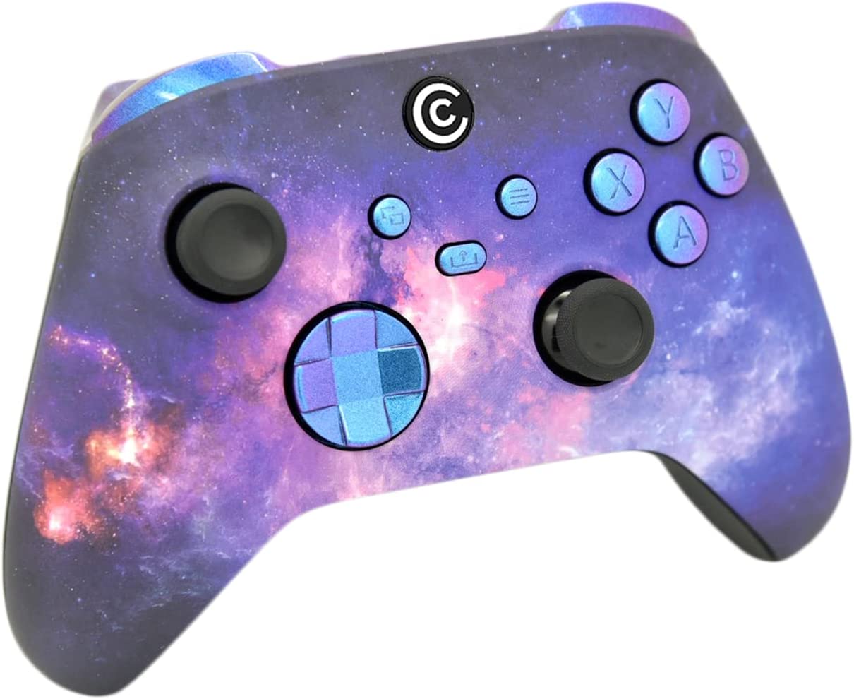 Designer Series Custom Wireless Controller for Xbox Series X/S & One - Multiple Designs Available (Galaxy & Chameleon Inserts)