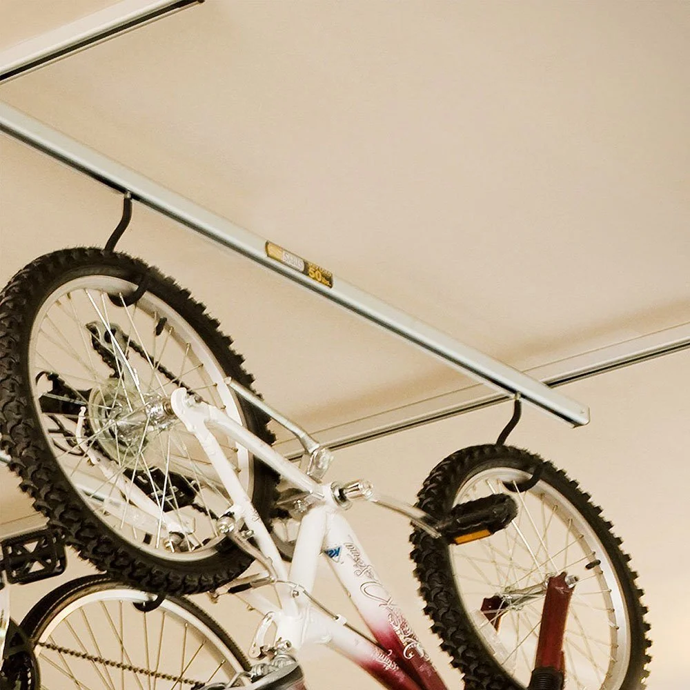 Saris Cycle Glide Ceiling Bike Rack, 11 in x 2 in, 2.2 lb, 4 Bike Capacity