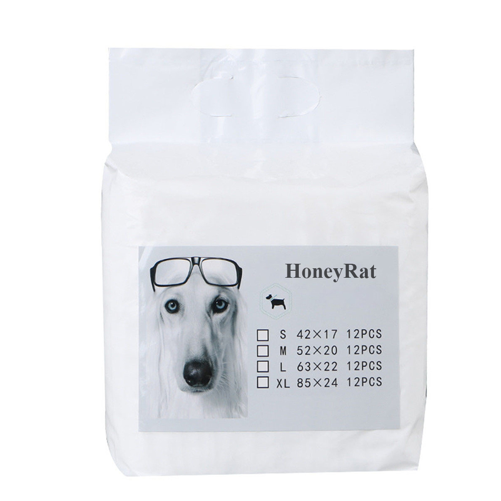HoneyRat Diapers for pets, Disposable Female Dog Diapers,Doggie Diapers with Stretchy Waist Full Wrapped