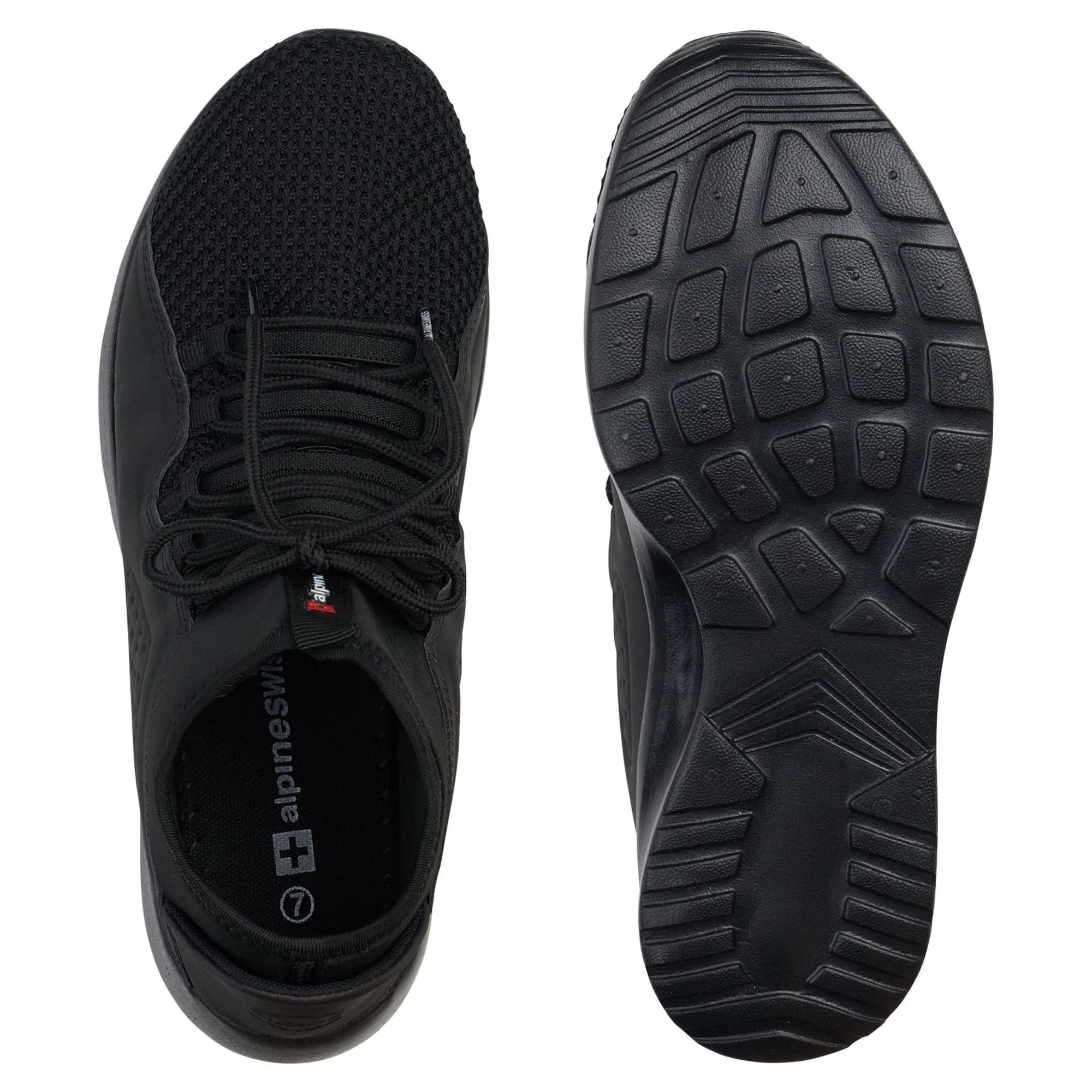 Alpine Swiss Mens Fashion Sneakers Lightweight Knit Top Elastic Sock Tennis Shoe