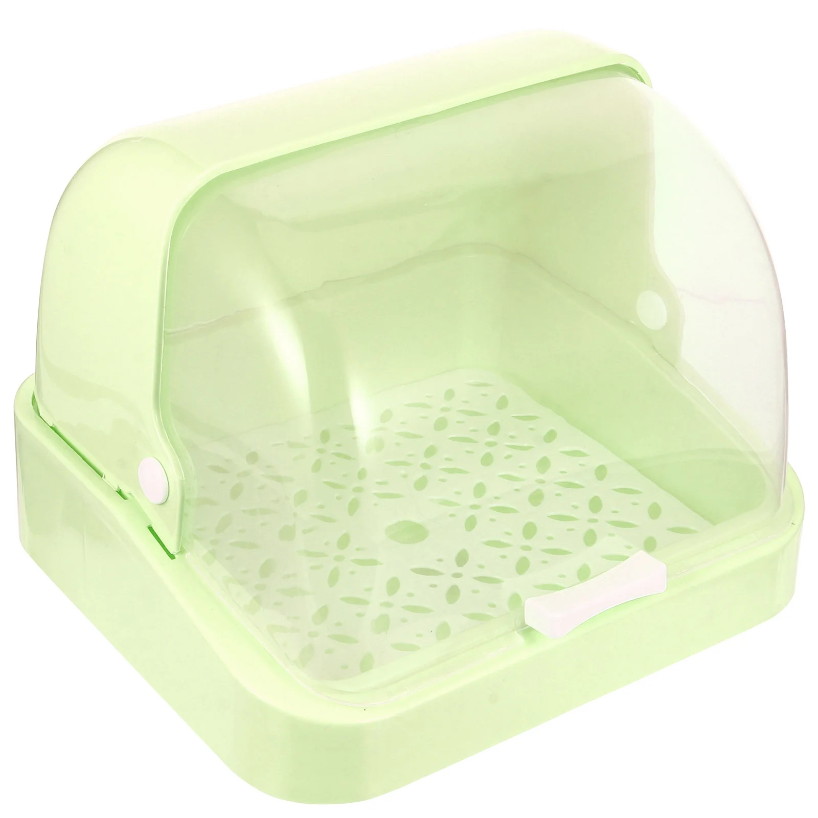 1Pc Baby Bottle Storage Box Baby Cutlery Storage Container with Draining Tray