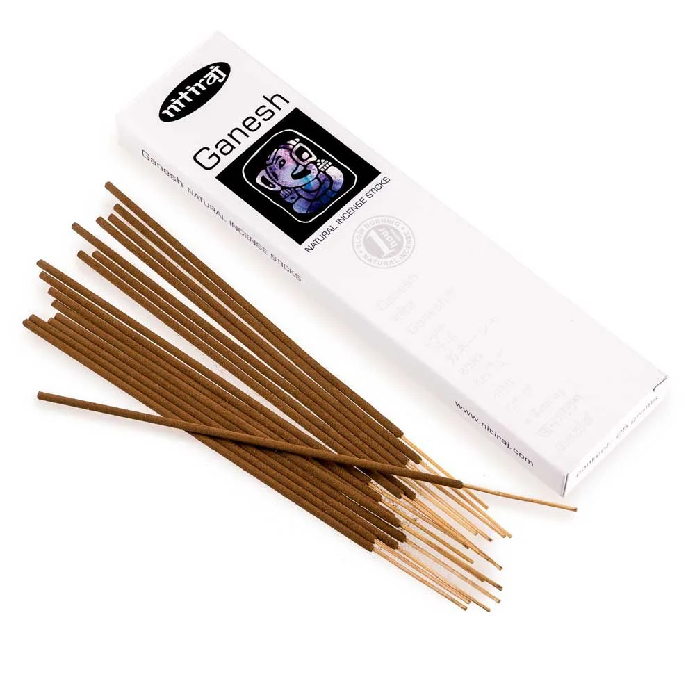 Nitiraj Platinum Natural Incense Sticks Slow Burning 1hr. 2Pack (White Sage)