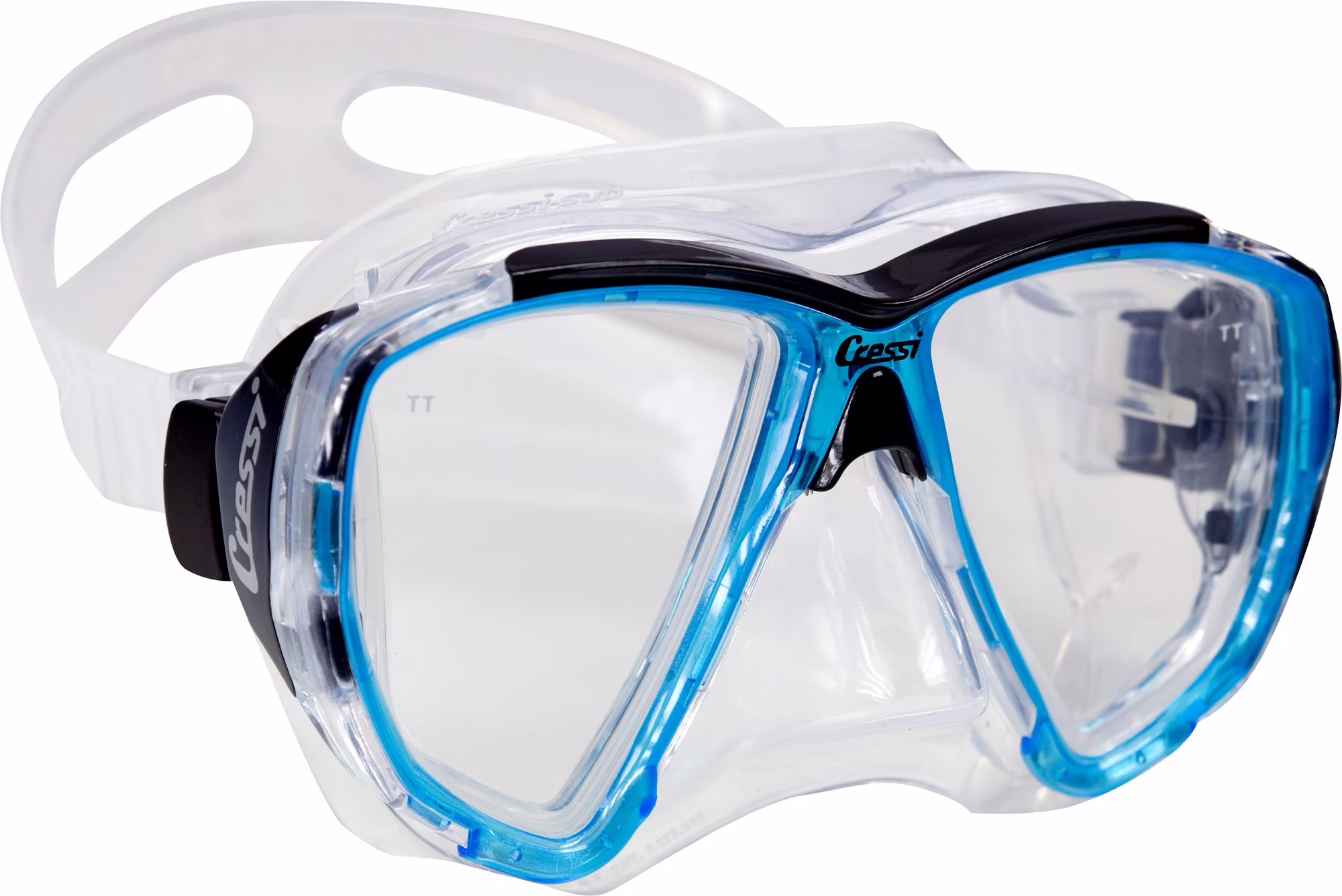 Cressi Big Eyes Two Window Mask (Blue)