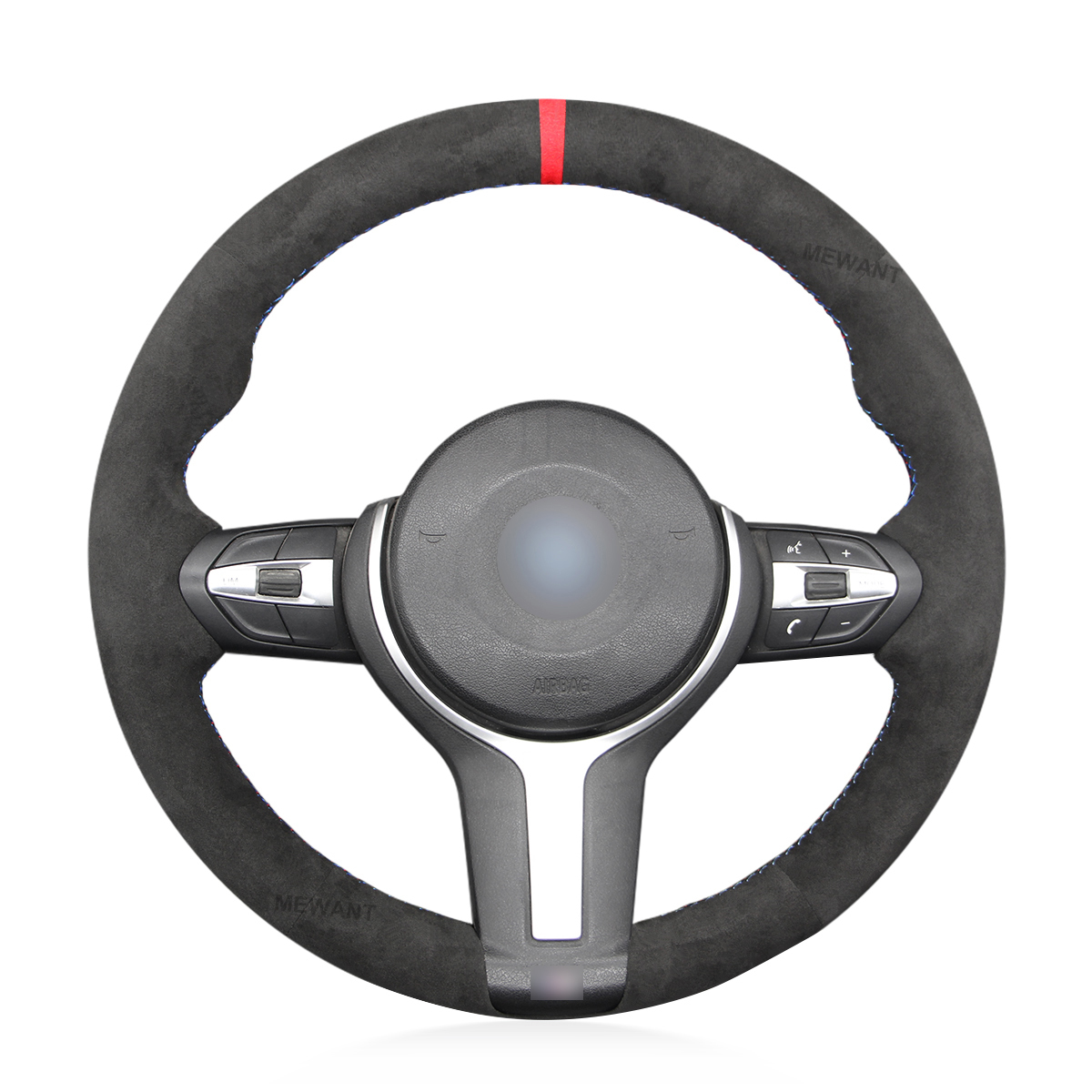 Mewant Car Steering Wheel Cover for X2 F39 X3 F25 X4 F26 X5 F15 X6 F16