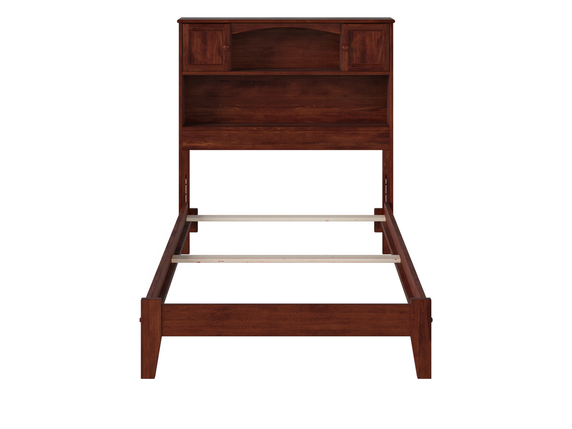 Newport Twin Traditional Bed in Walnut