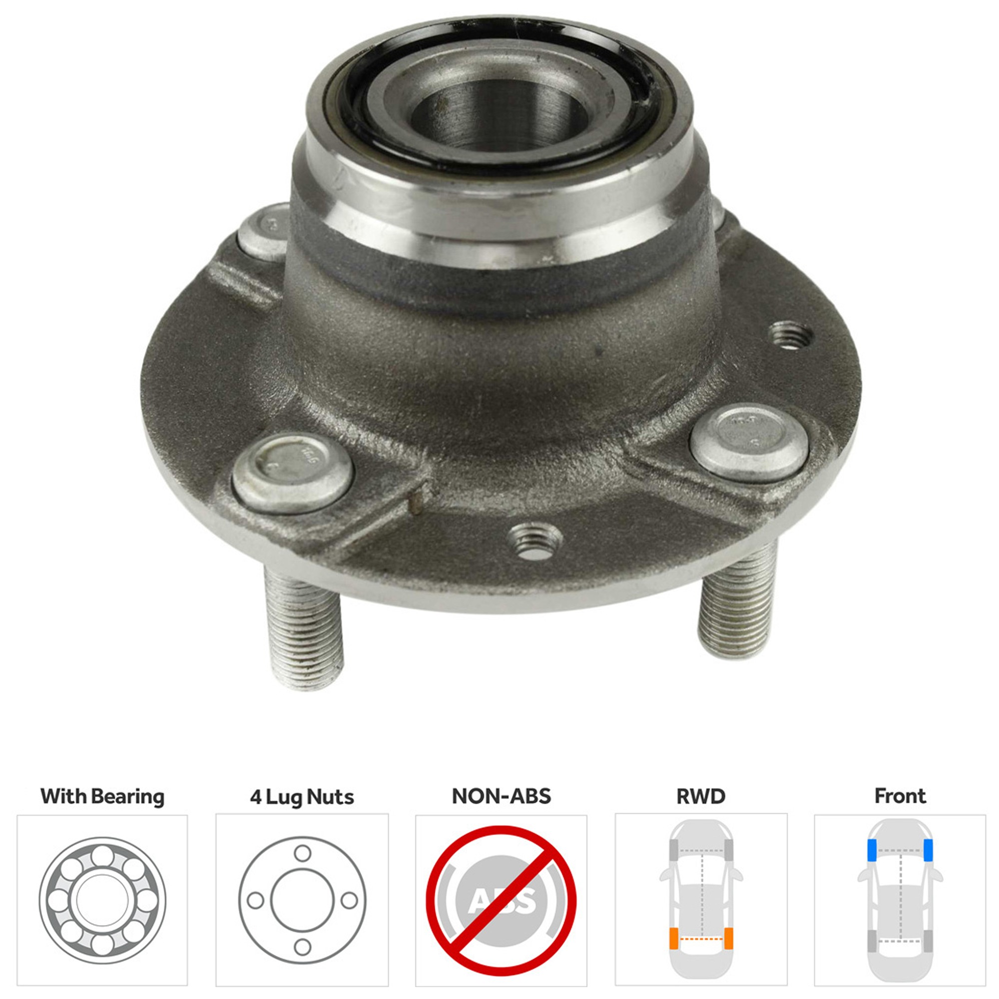 For 1990-2005 Miata Wheel Hub 513152, H513152