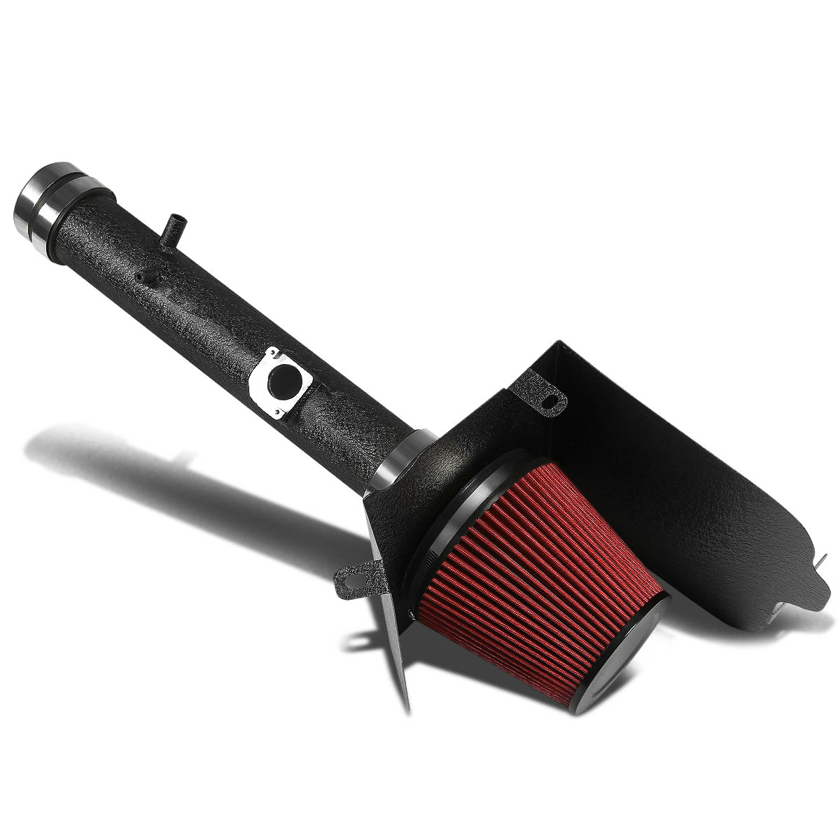 DNA Motoring AIP-2-HS-TTA05-BKBK For 2005 to 2010 Toyota Tacoma Black Coated Aluminum Air Intake System - 2 Gen V6 06 07 08 09