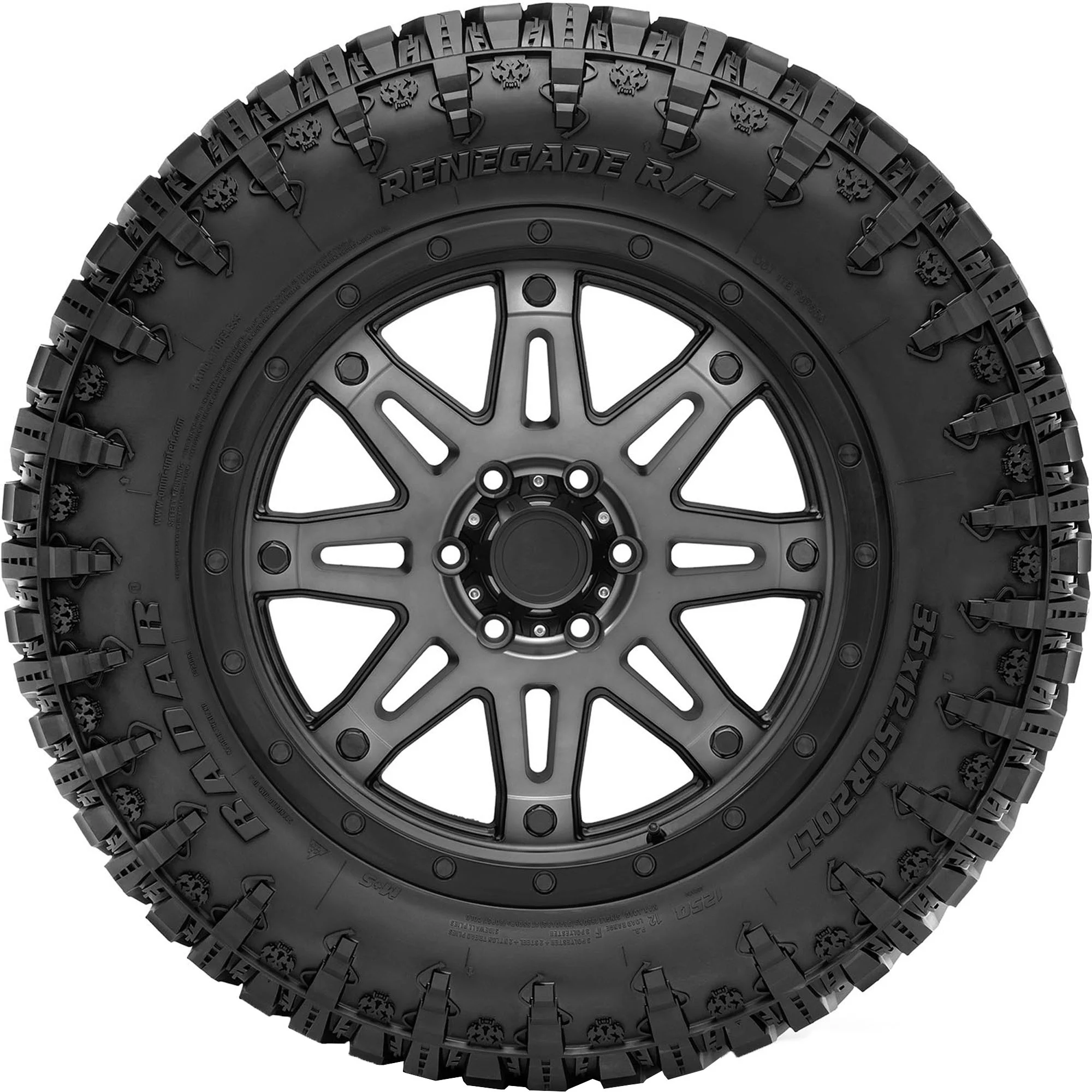 Set of 4 Radar Renegade R/T LT35X12.50R18 128Q F Tires