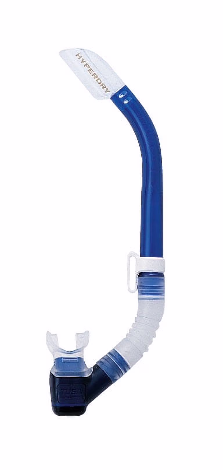 Tusa Imprex II Hyperdry Snorkel - Clear/Cobalt