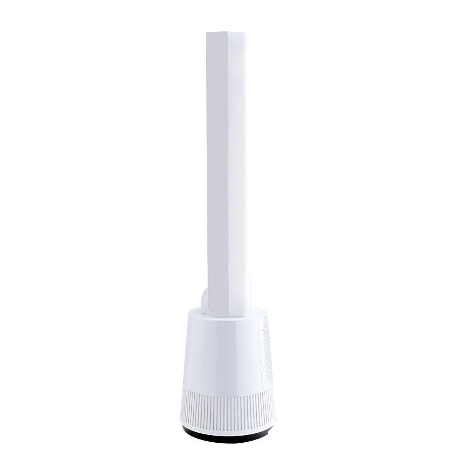 Simple Deluxe 38 inch Tower Fan, 3 Speeds & 15 Hours Timer, 45 ° Oscillating Bladeless Fan, with Remote Control, Air Circulator Fan for Room, White