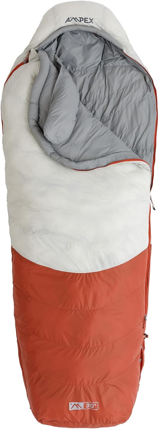 RUO Sleeping Bag | Down Sleeping Bags & Alternative Down Bags for Cold Weather Camping Backpacking Hiking - 20° Mummy XL & Reg, 30° Hybrid XL & Reg