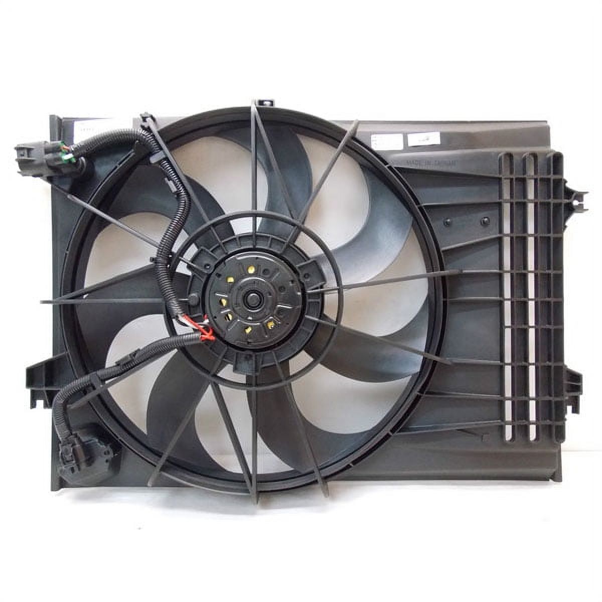 For 05-09 Tucson 05-07 Sportage V6 Radiator AC Condenser Cooling Fan Motor Assy