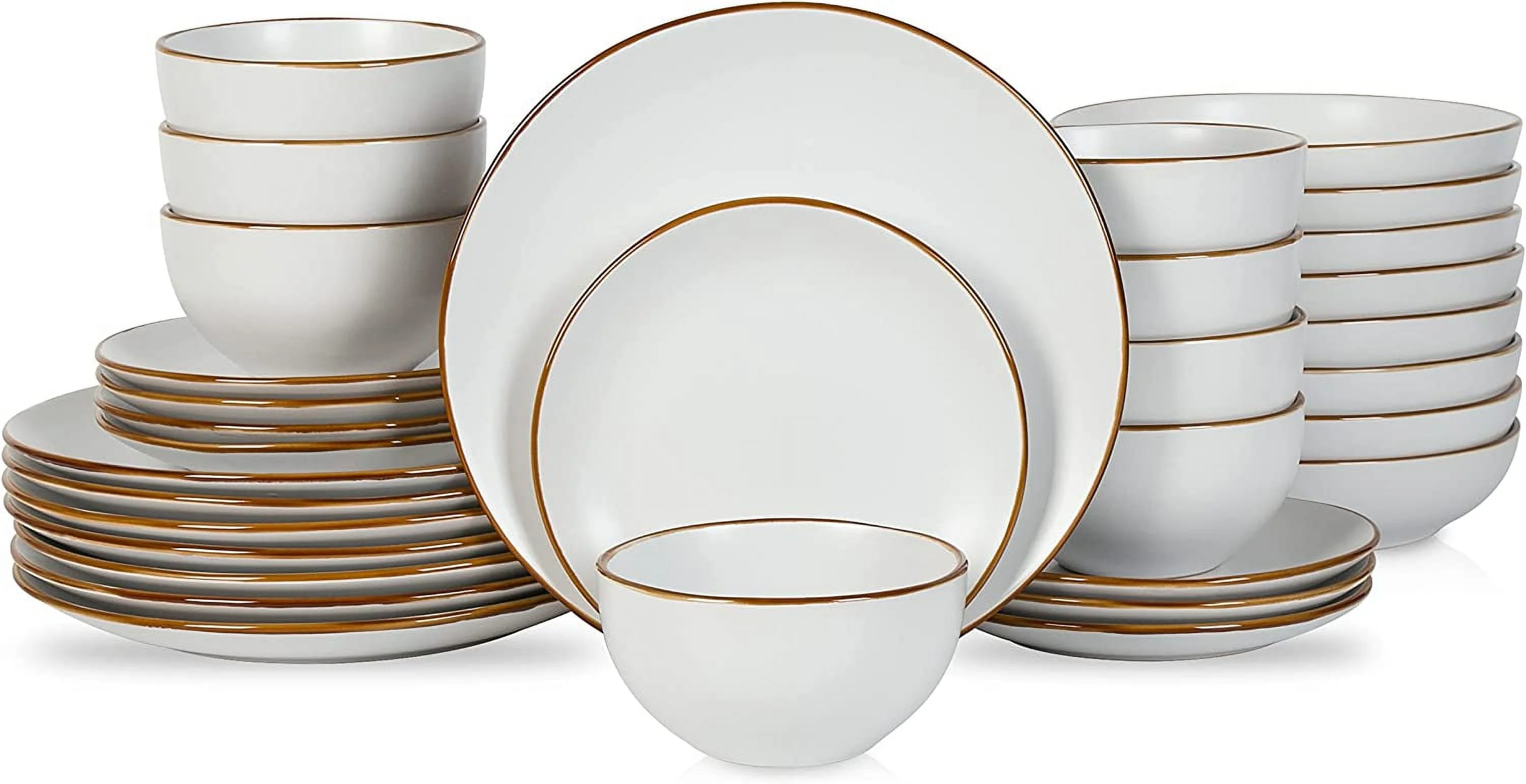 RUO Brasa 16-Piece Dinnerware Set Stoneware, Blue
