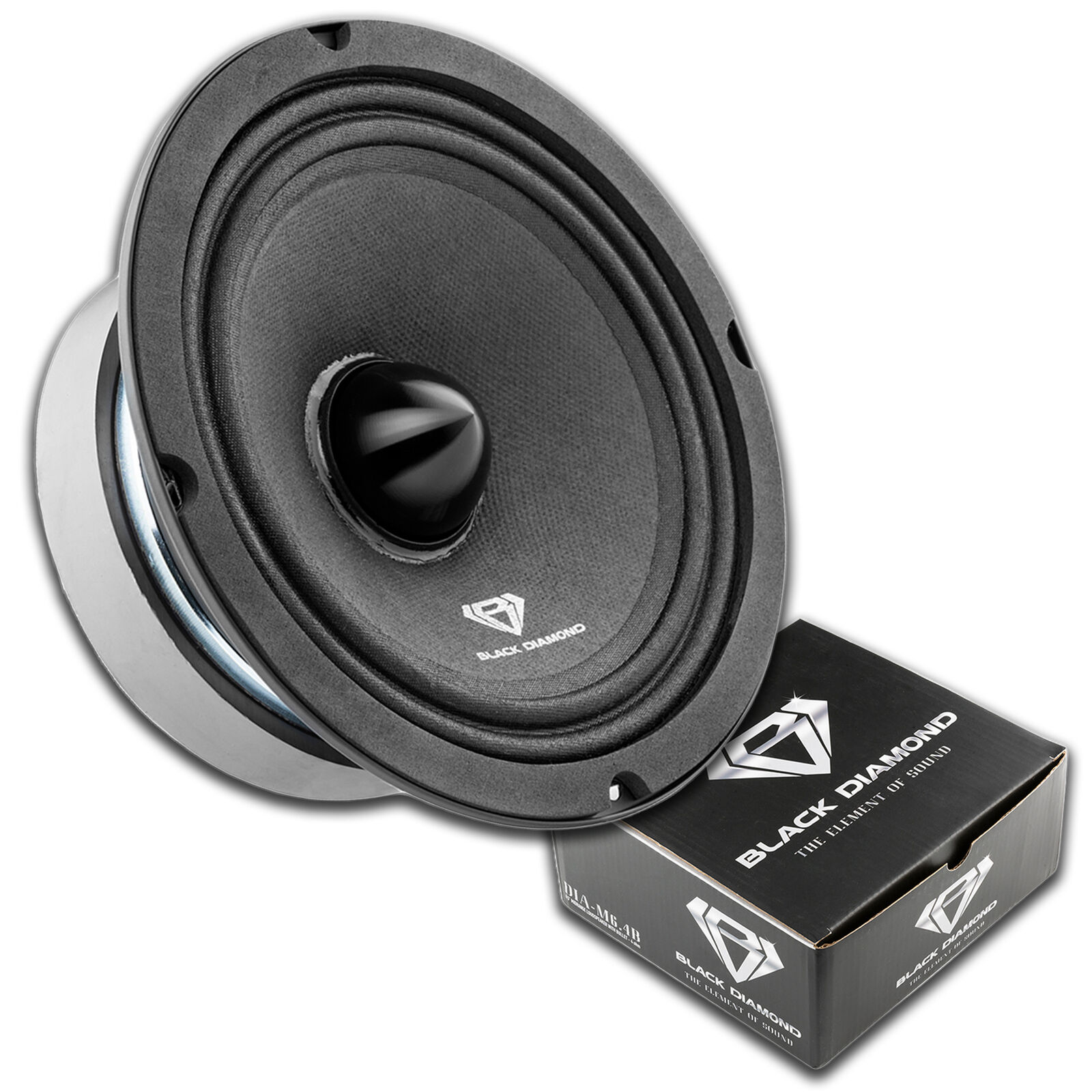 2 x Black Diamond Car Audio 6.5