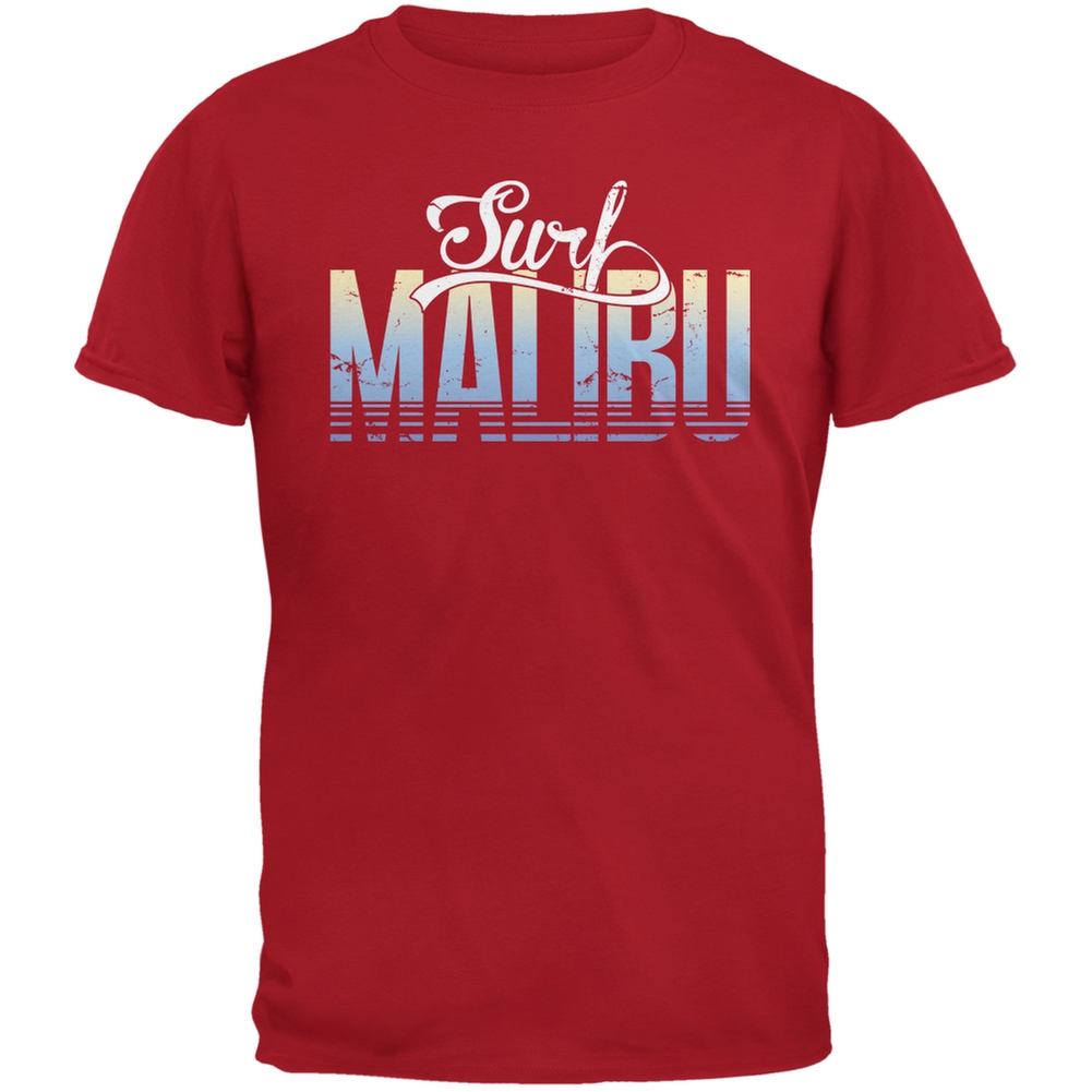 Surf Malibu Red Adult T-Shirt - 2X-Large
