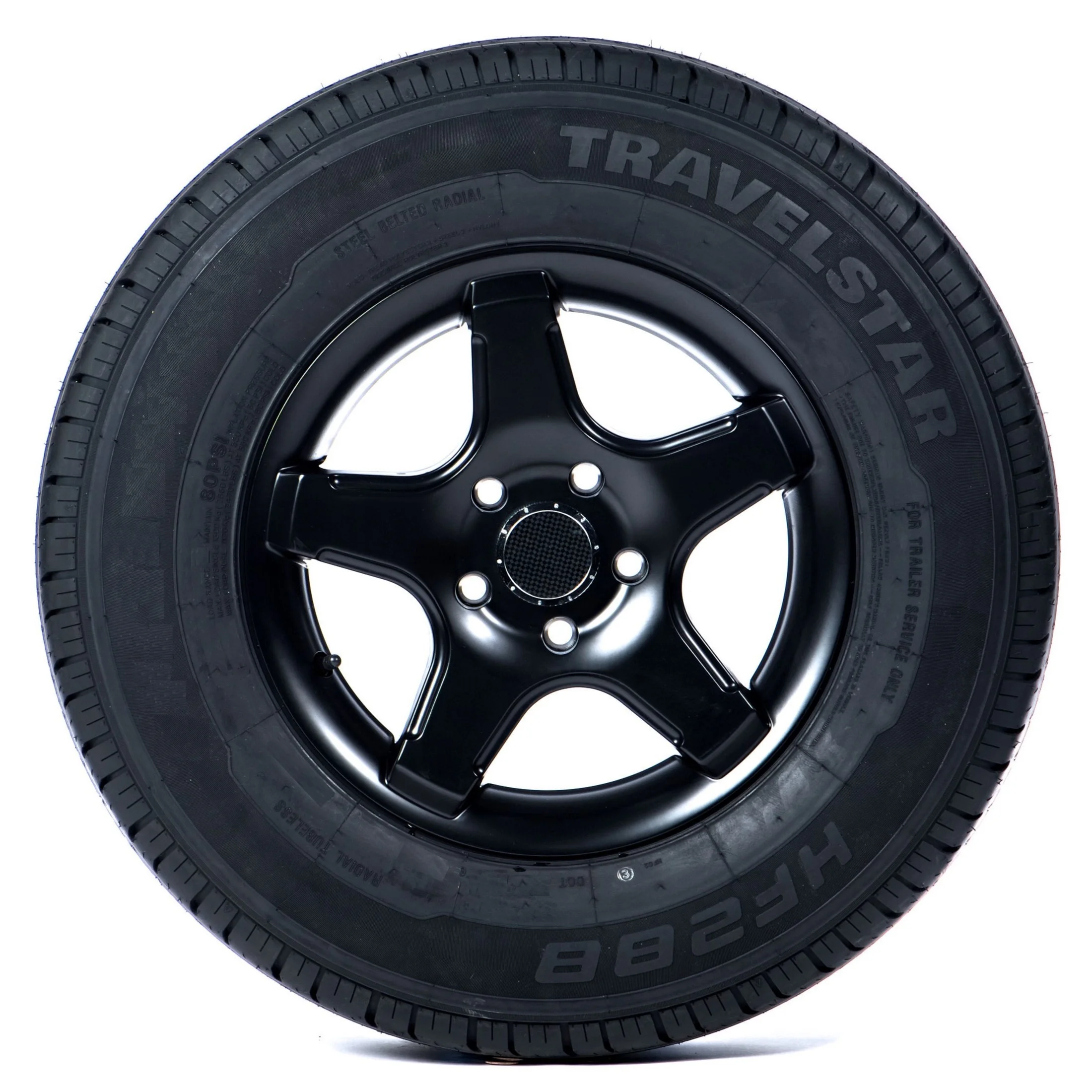 Travelstar HF288 ST175/80R13 8 Ply 97M Load Range D Radial Trailer Tire - ST 175/80/13,Set of 2(Tire Only)