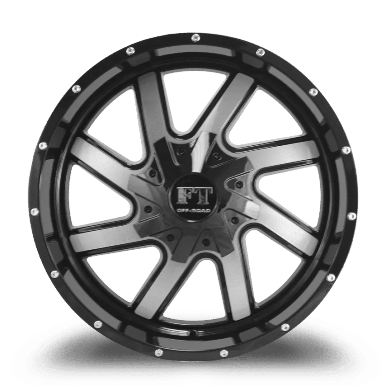 18X9 12-135/139.7 OFF ROAD FT-1 BLACK/MACHINE 0/108.1