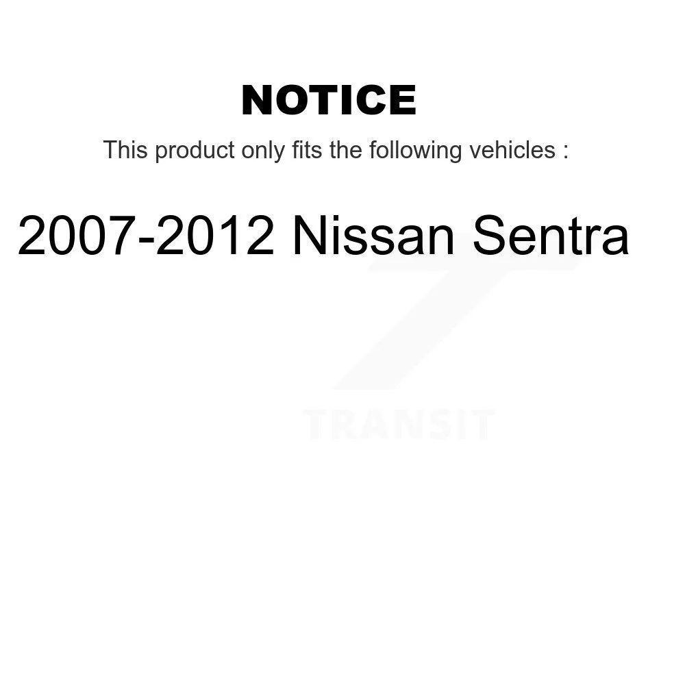 Transit Auto - Front Steering Tie Rod End & Boot Kit For 2007-2012 Nissan Sentra K7B-100116